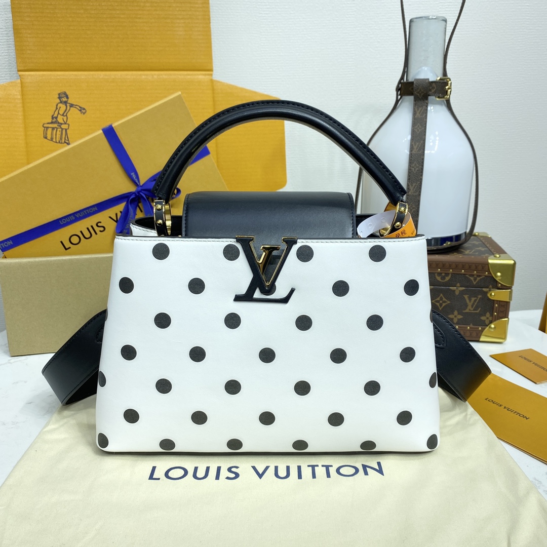 Bagsaaa L0vis Vvtt0n M20373 Capucines BB bag Black / white - 27cm