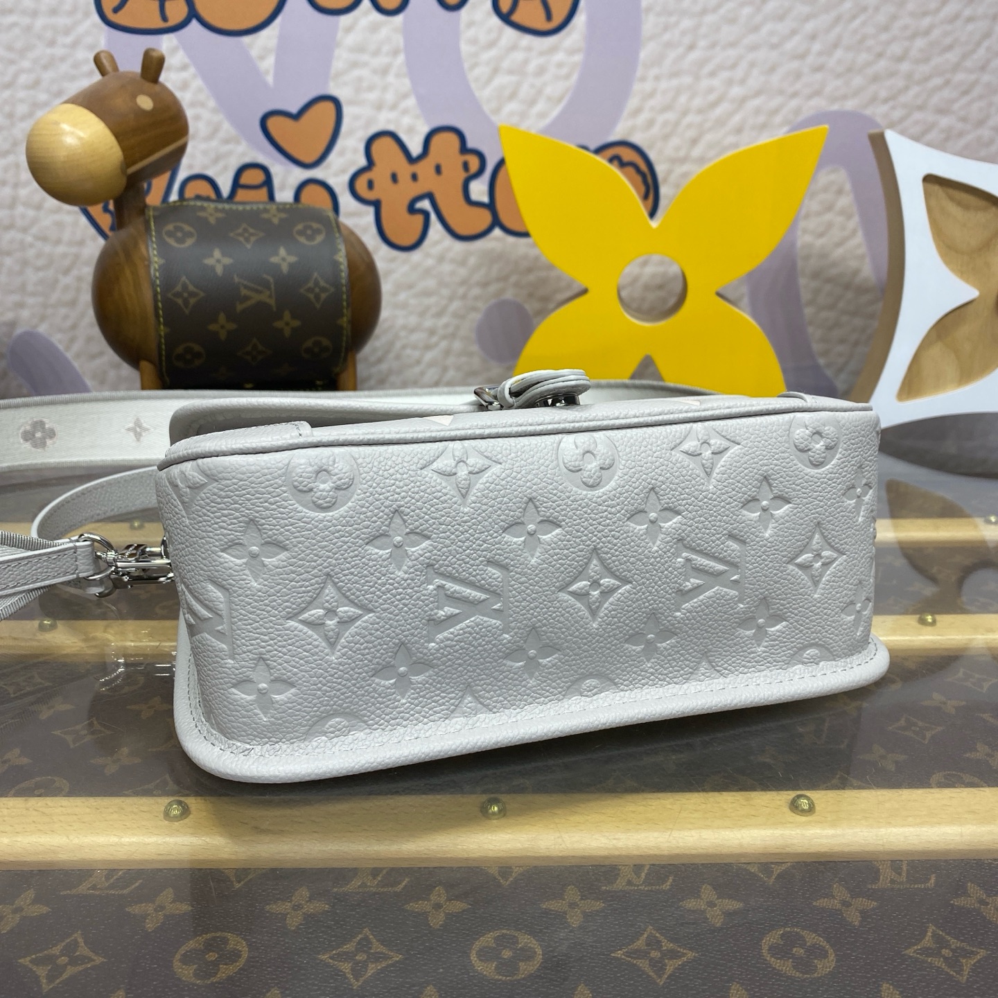 Bagsaaa L0vis Vvtt0n M14214 Diane Bag Gray - 24 x 15 x 9 cm