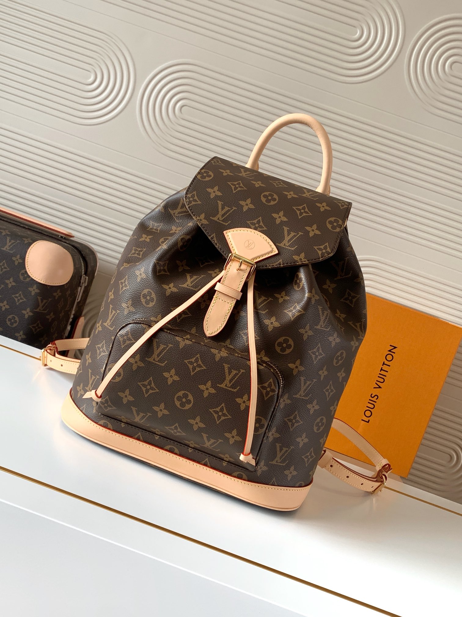 Bagsaaa L0vis Vvtt0n M11197 Montsouris MM Backpack Monogram - 38cm