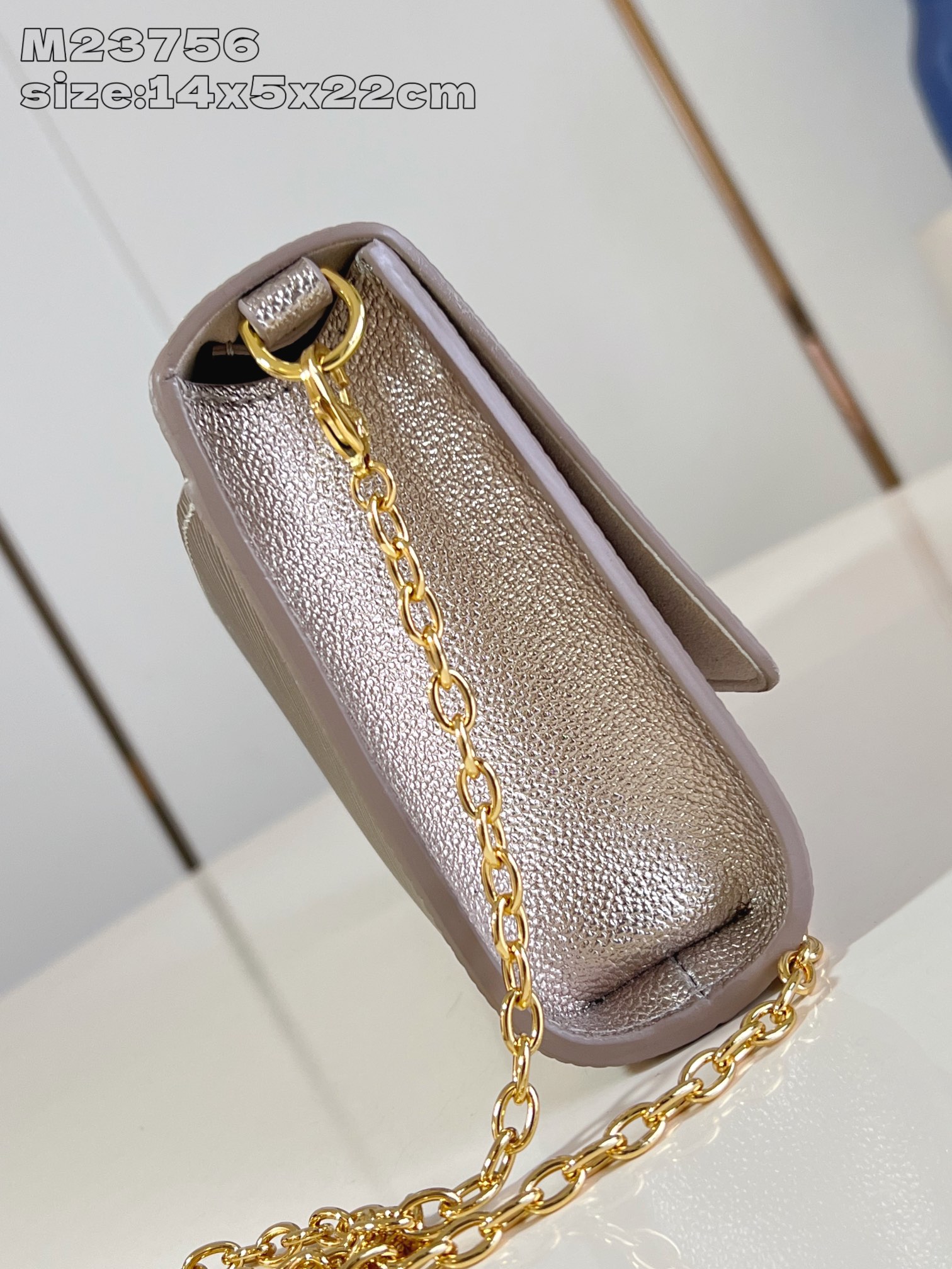Bagsaaa L0vis Vvtt0n M12789 LV Night Pochette L0vise Champagne - 22cm