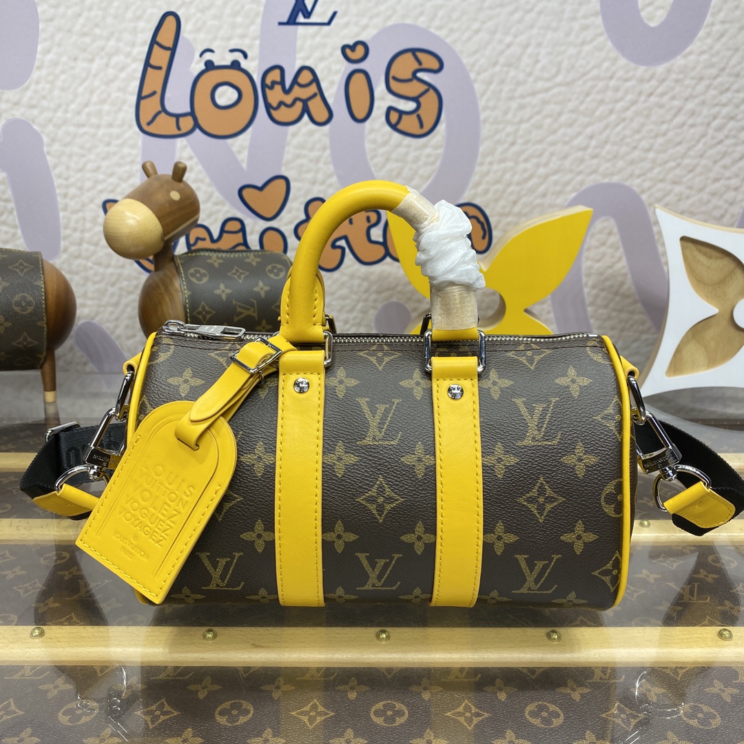 Bagsaaa L0vis Vvtt0n M12733 Keepall Bandoulière 25 Yellow - 25cm