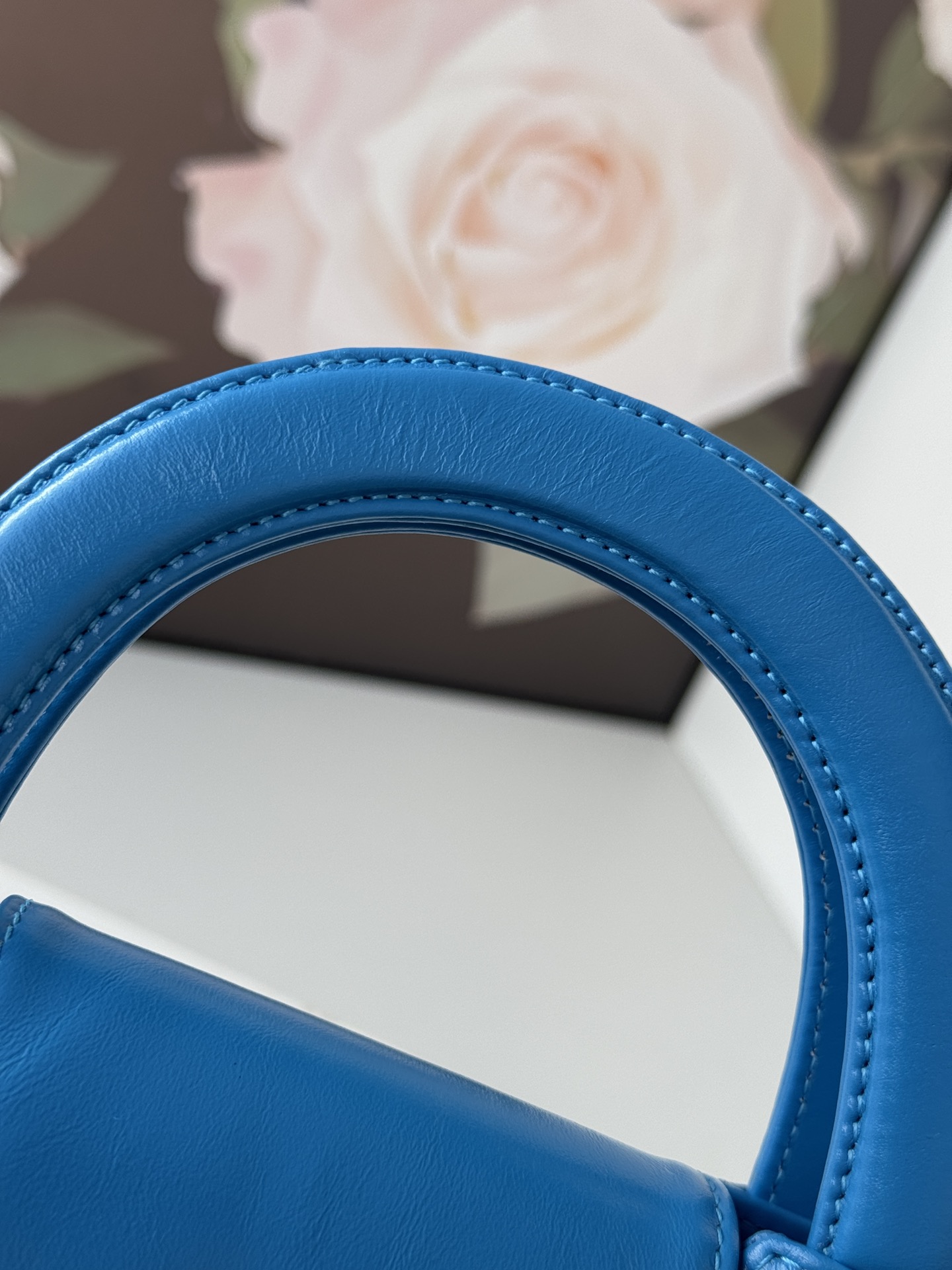 Bagsaaa Ch**el Kelly Mini Bag Blue - 19x13x7 cm