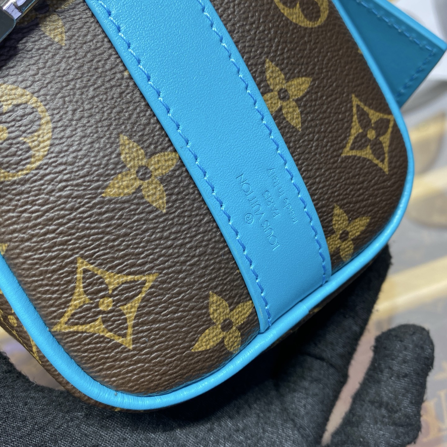 Bagsaaa L0vis Vvtt0n M12609 Keepall Bandoulière 25 Blue - 25cm