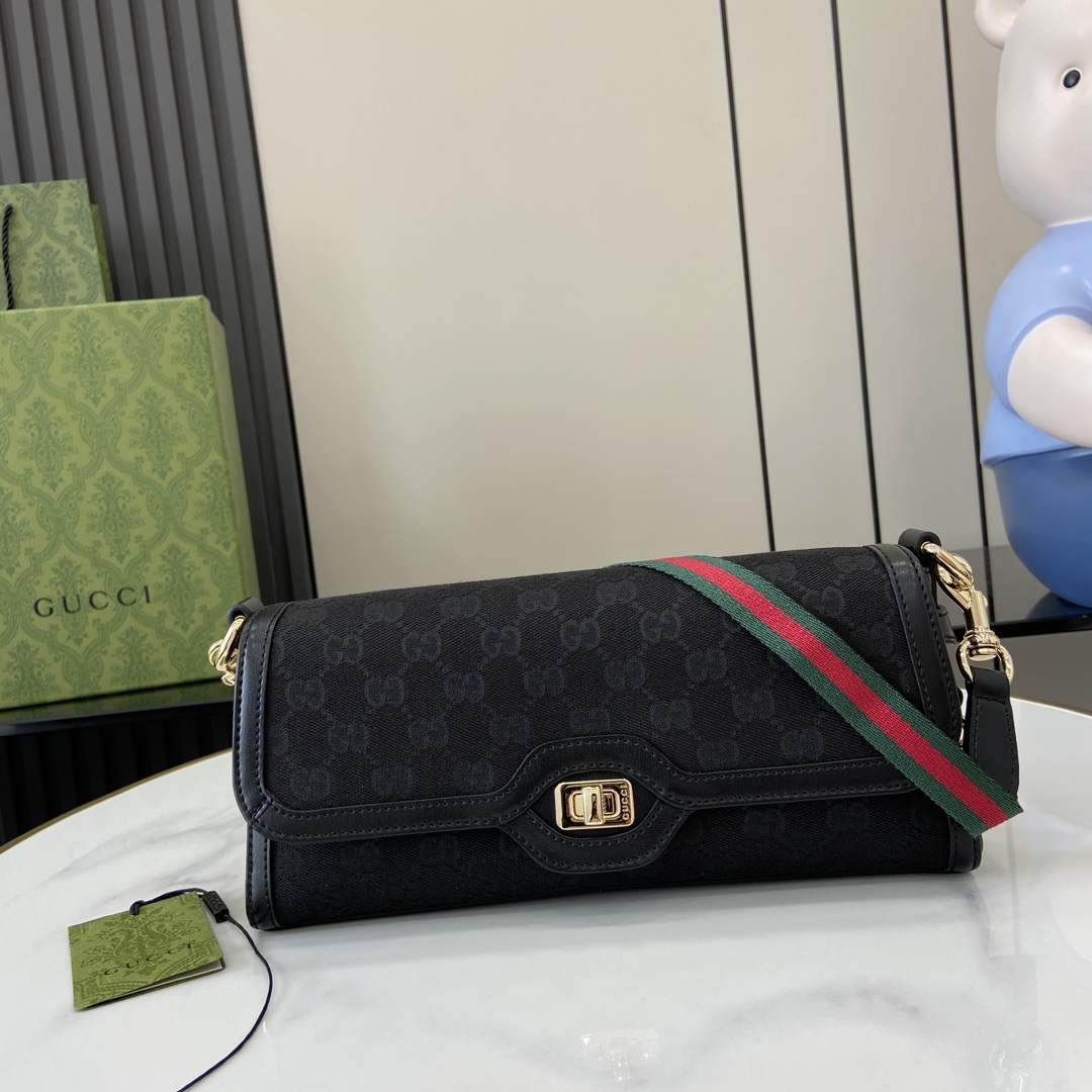 Bagsaaa Gvc*1 Luce small shoulder bag 786027 black - 27.5cm