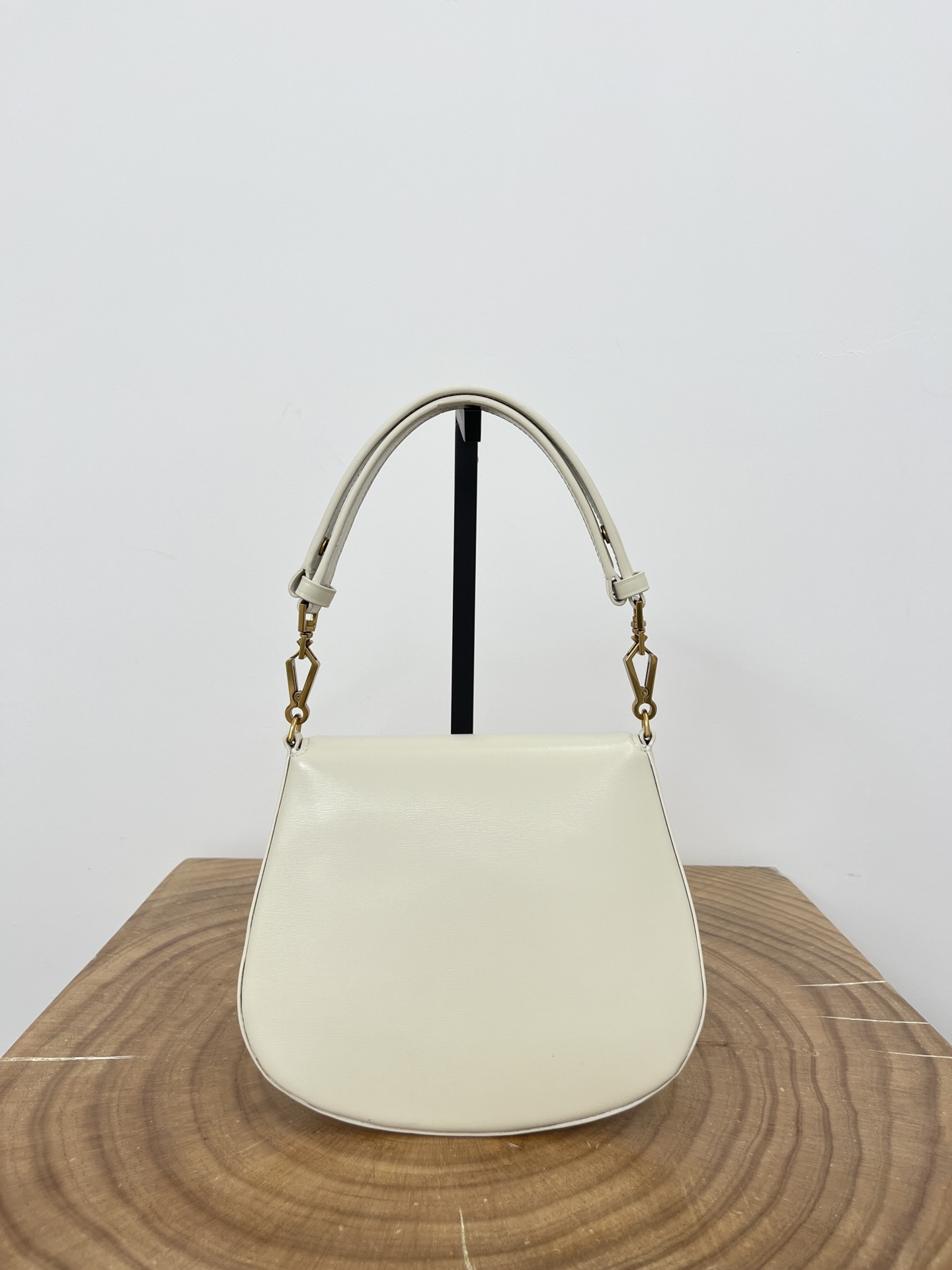 Bagsaaa Y51 voltaire top handle in box Sa1nt Lau*nt 800846 white - 21cm