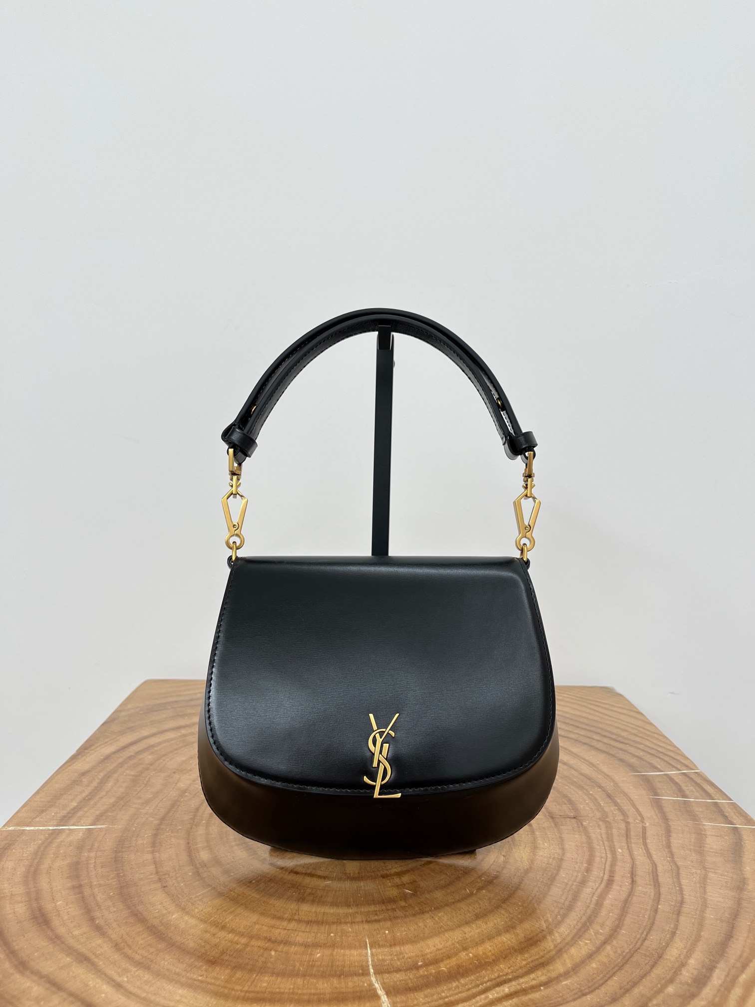 Bagsaaa Y51 voltaire top handle in box Sa1nt Lau*nt 800846 black - 21cm