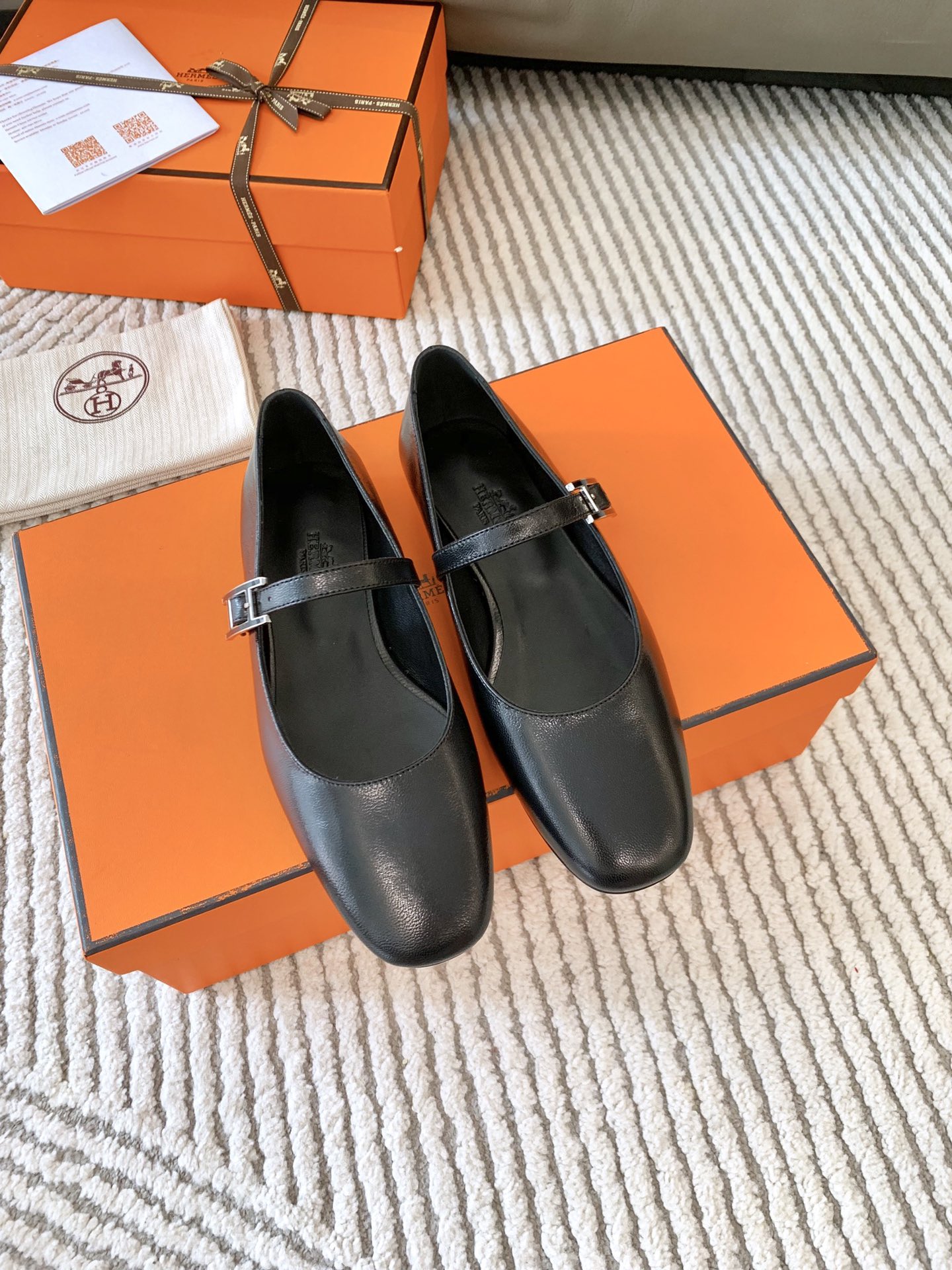 Bagsaaa H**me5 Jane ballet flat black