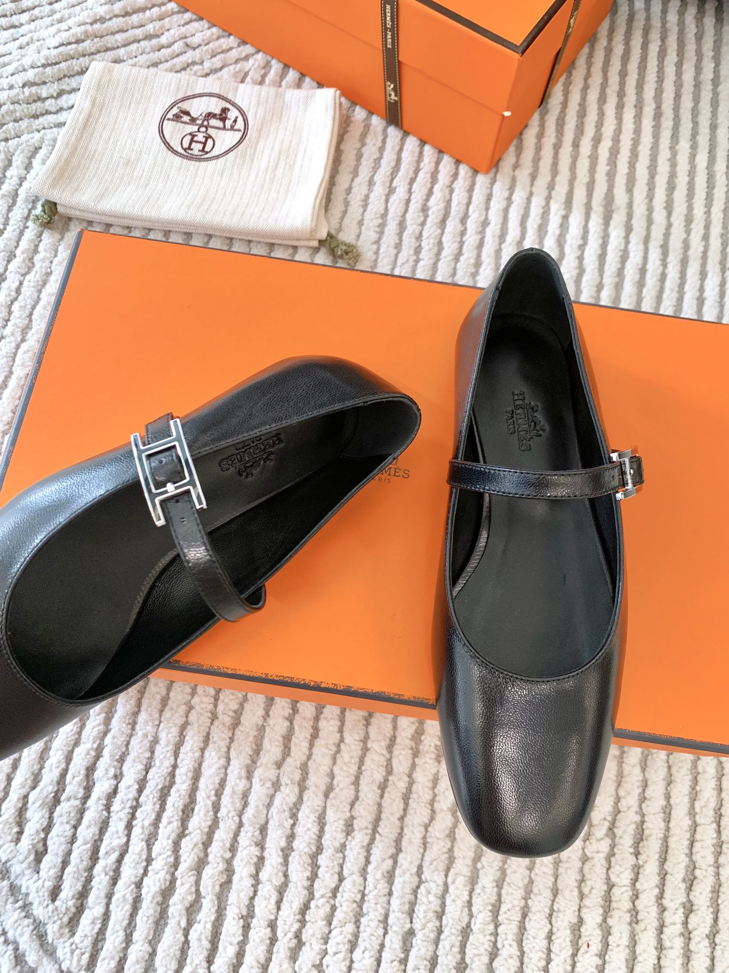 Bagsaaa H**me5 Jane ballet flat black