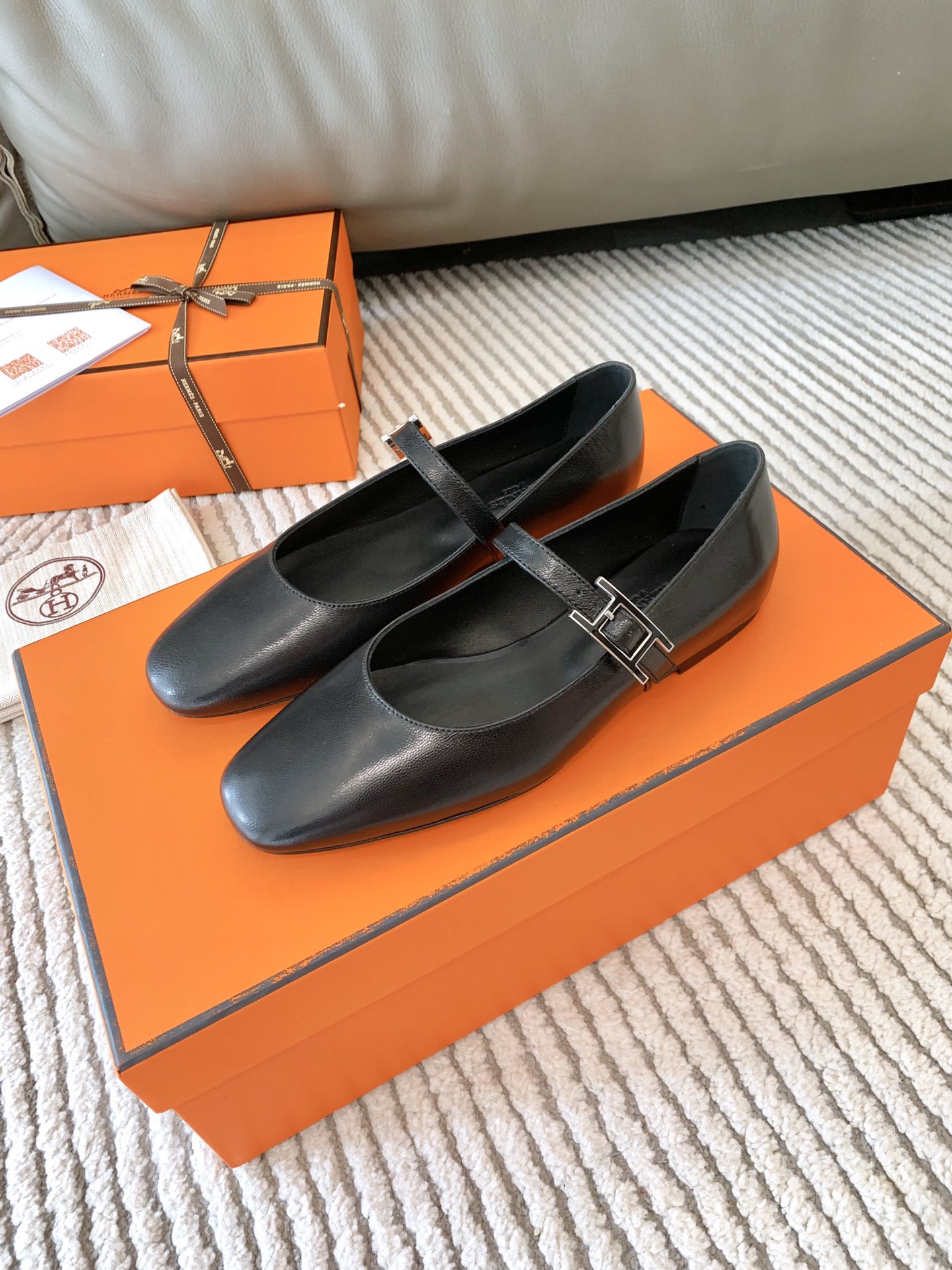 Bagsaaa H**me5 Jane ballet flat black