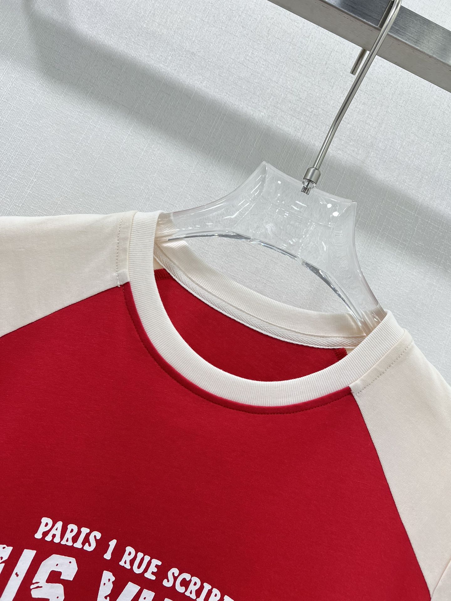 Bagsaaa L0vis Vvtt0n Signature Varsity T-Shirt Red
