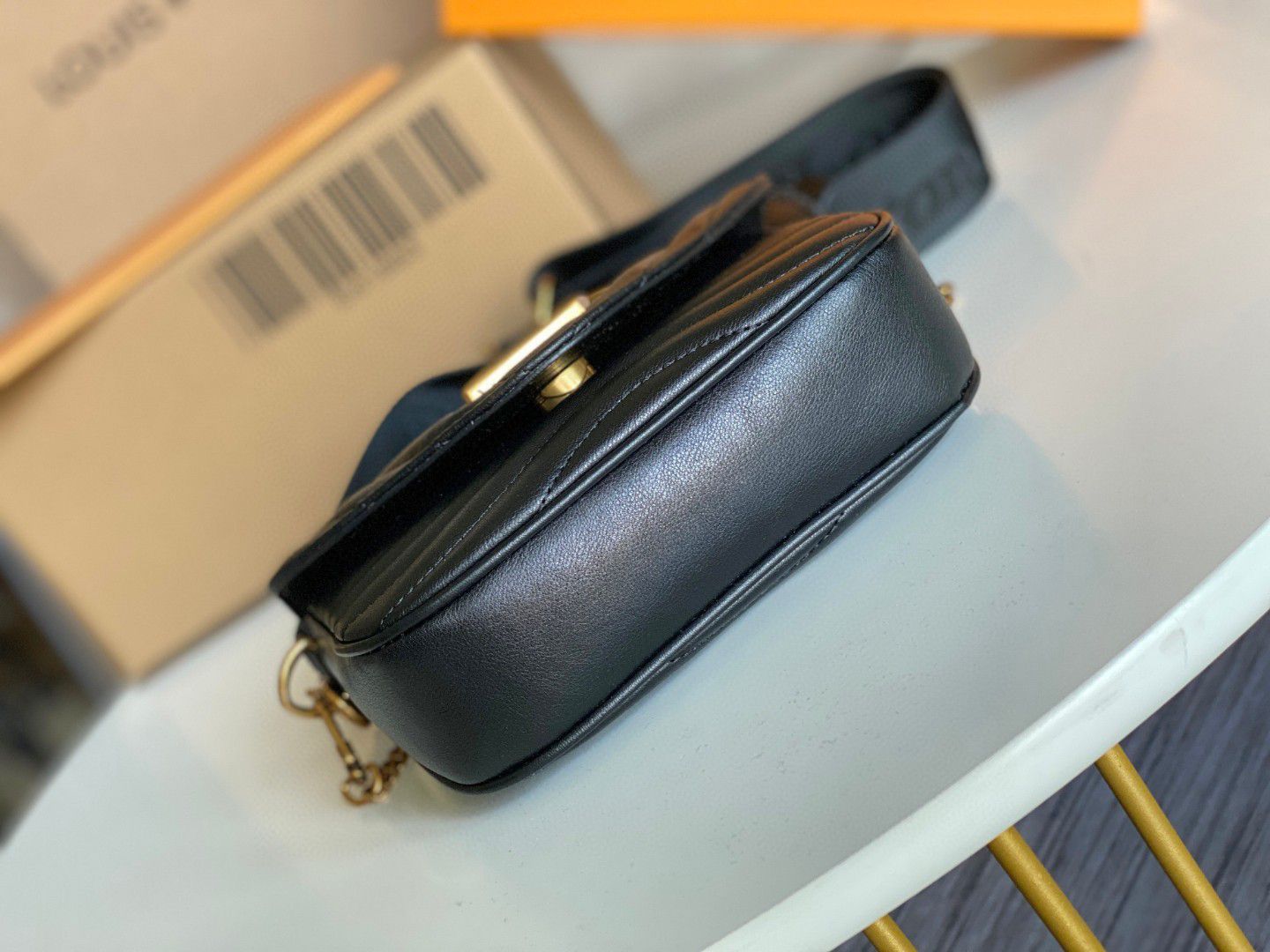 Bagsaaa L0vis Vvtt0n New Wave Multi-Pochette Black - 19cm