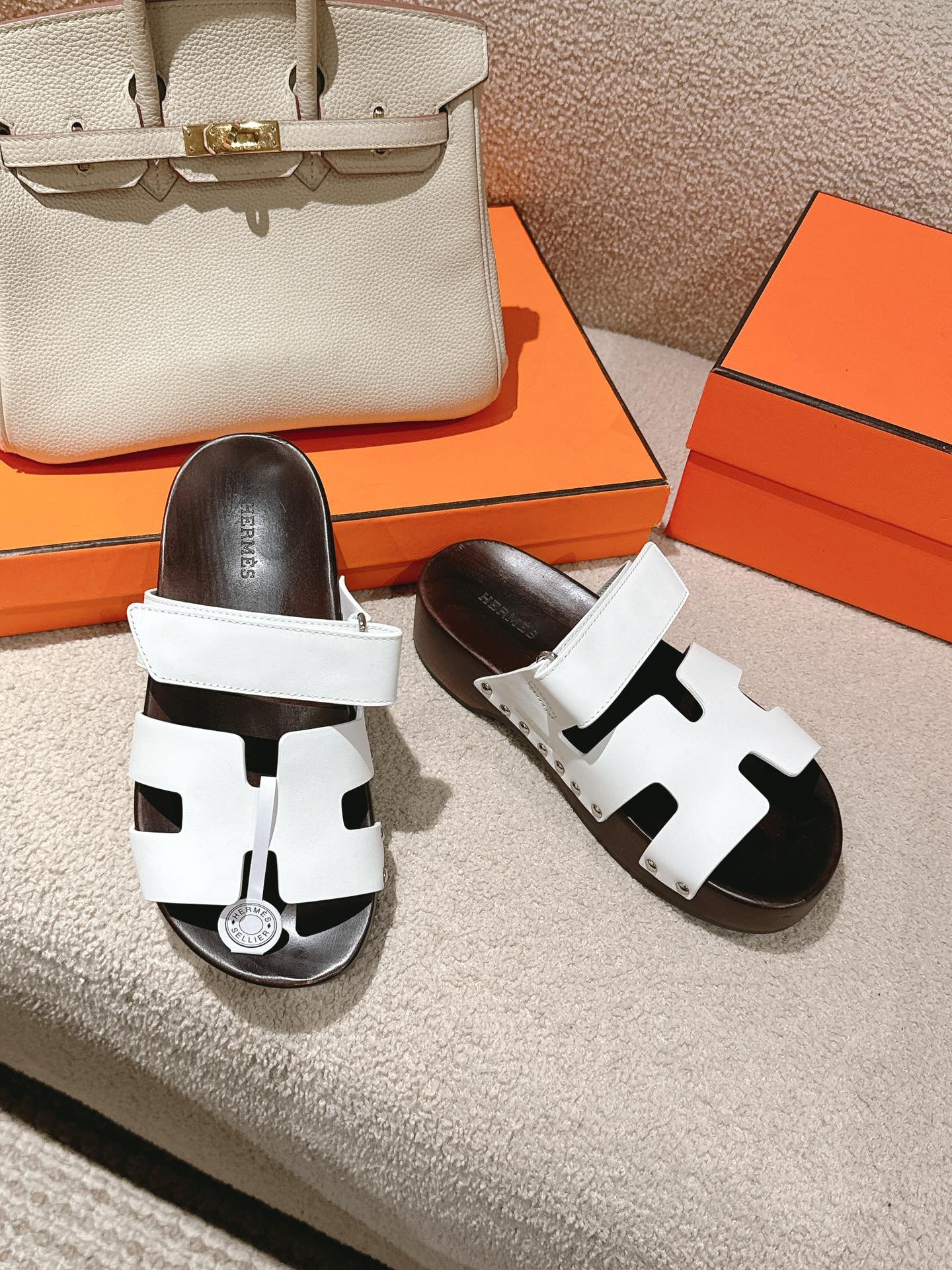 Bagsaaa H**me5 Kos clog white