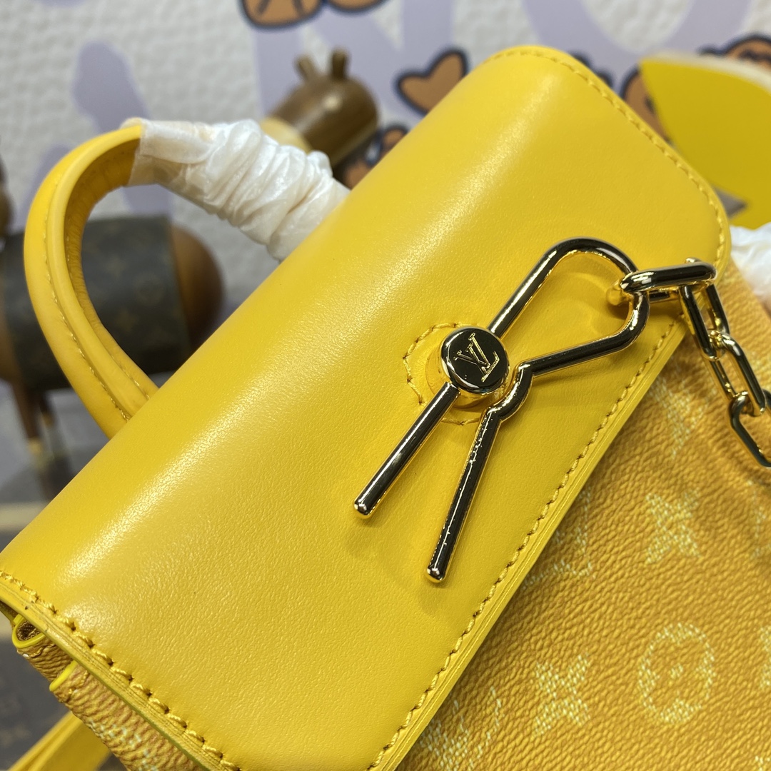 Bagsaaa L0vis Vvtt0n M12655 Nano Steamer Yellow - 18cm
