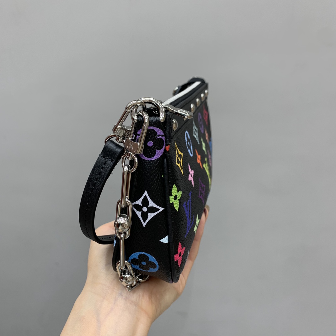 Bagsaaa M13663 LV x TM Pochette Accessoires Black Multicolored - 22cm