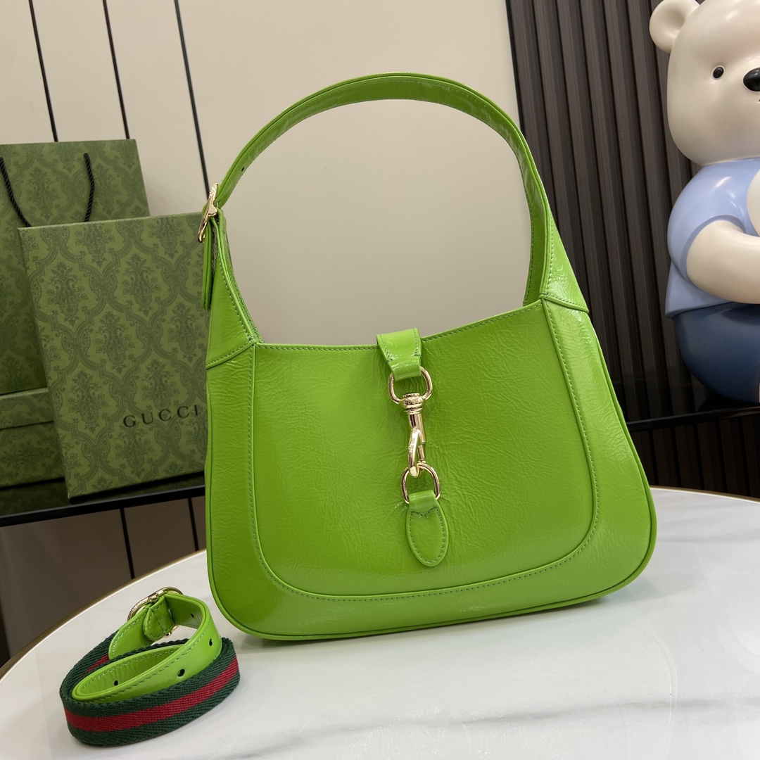 Bagsaaa Gvc*1 Jackie Small Shoulder Bag Bright green 782849 - 27.5x19x4cm