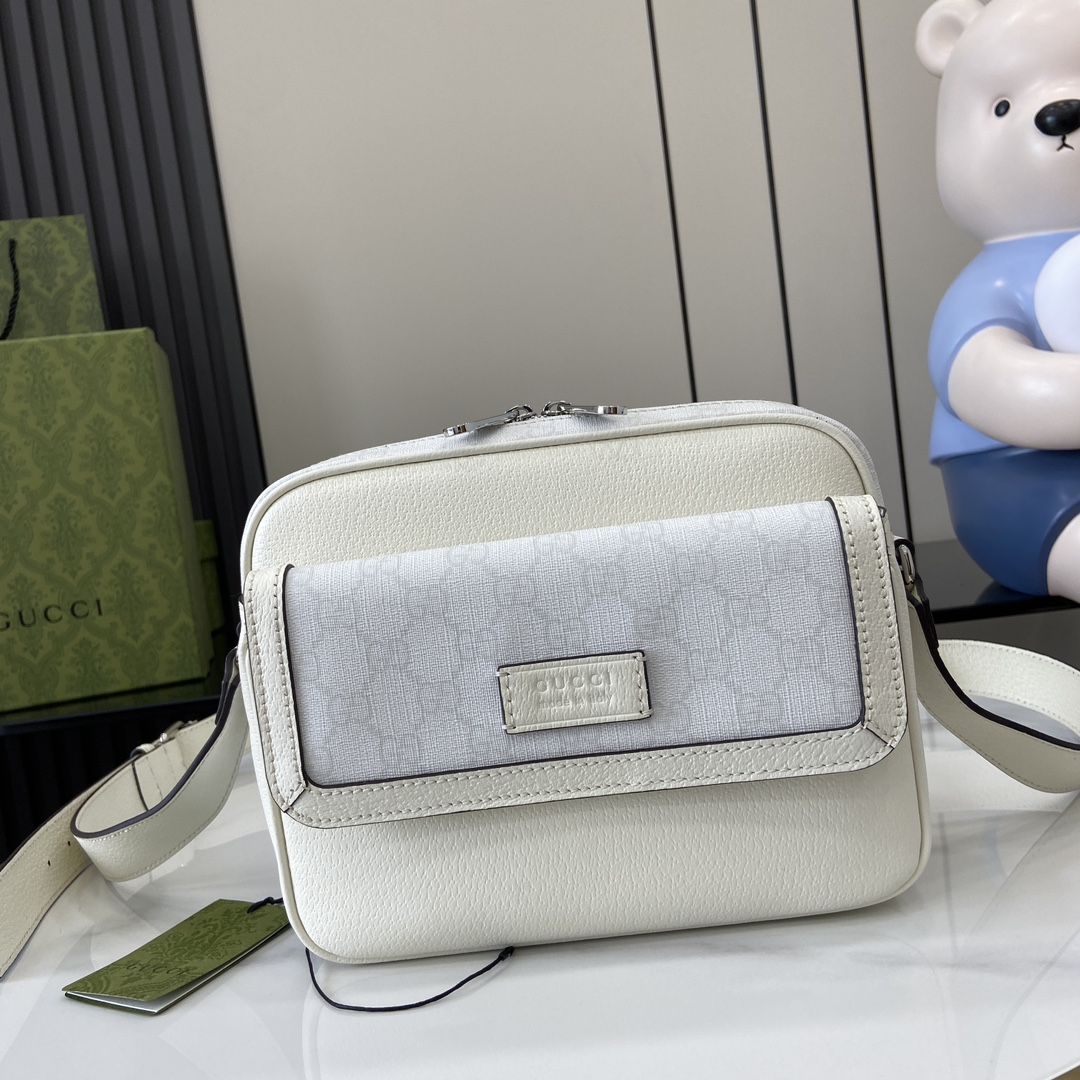 Bagsaaa Gvc*1 Small GG crossbody bag with tag 795464 white - 23cm