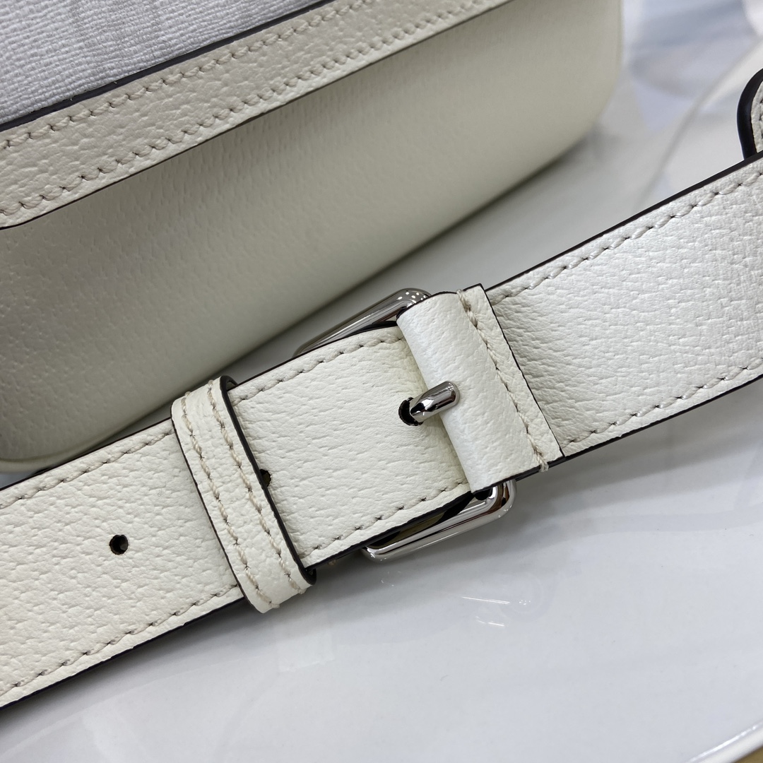 Bagsaaa Gvc*1 Small GG crossbody bag with tag 795464 white - 23cm