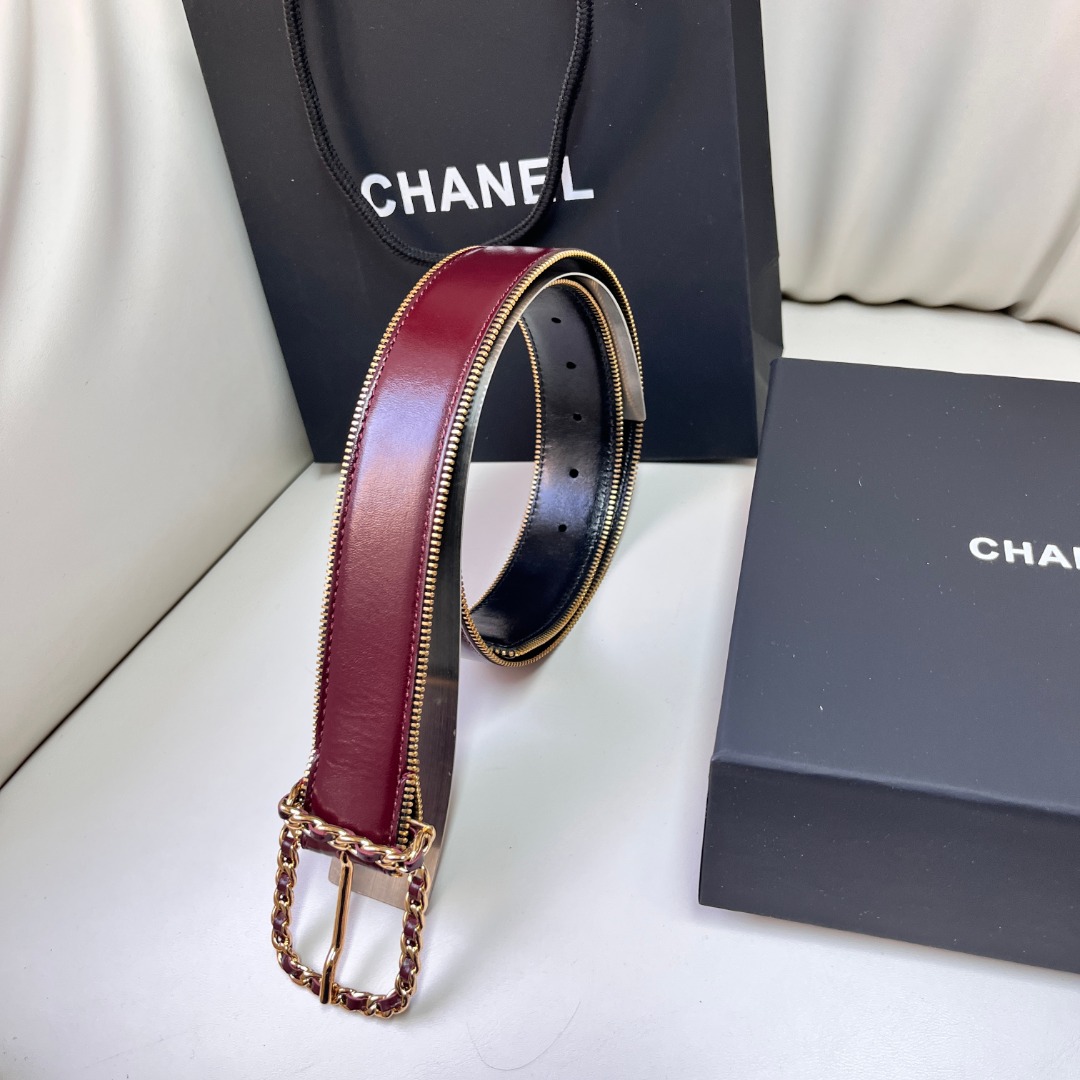 Bagsaaa Ch**el Red Belt 4cm