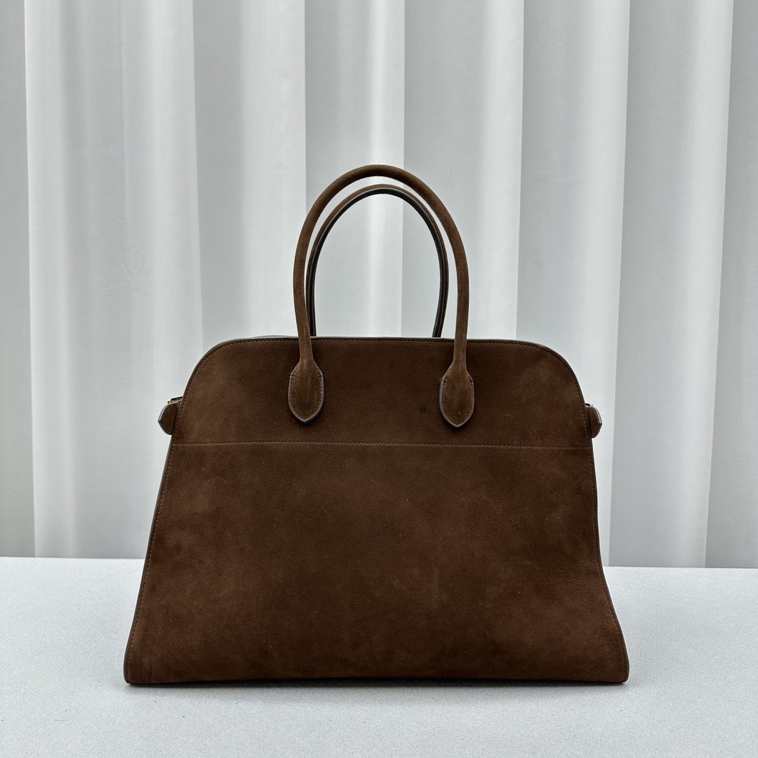 Bagsaaa The R0w Soft Margaux 17 Bag in Suede - 43cm