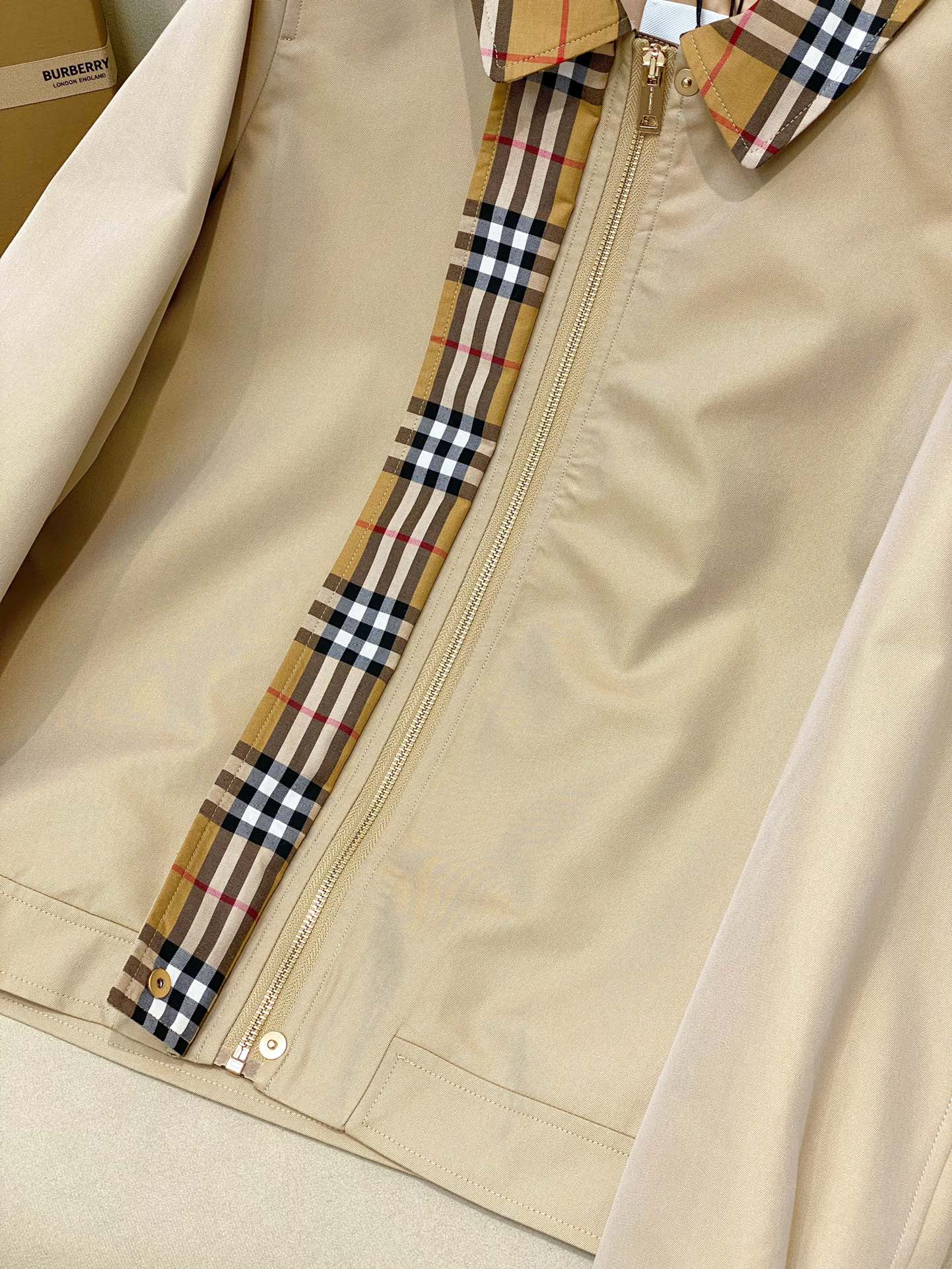 Bagsaaa Bv*b*rry Lily jacket logoprint beige