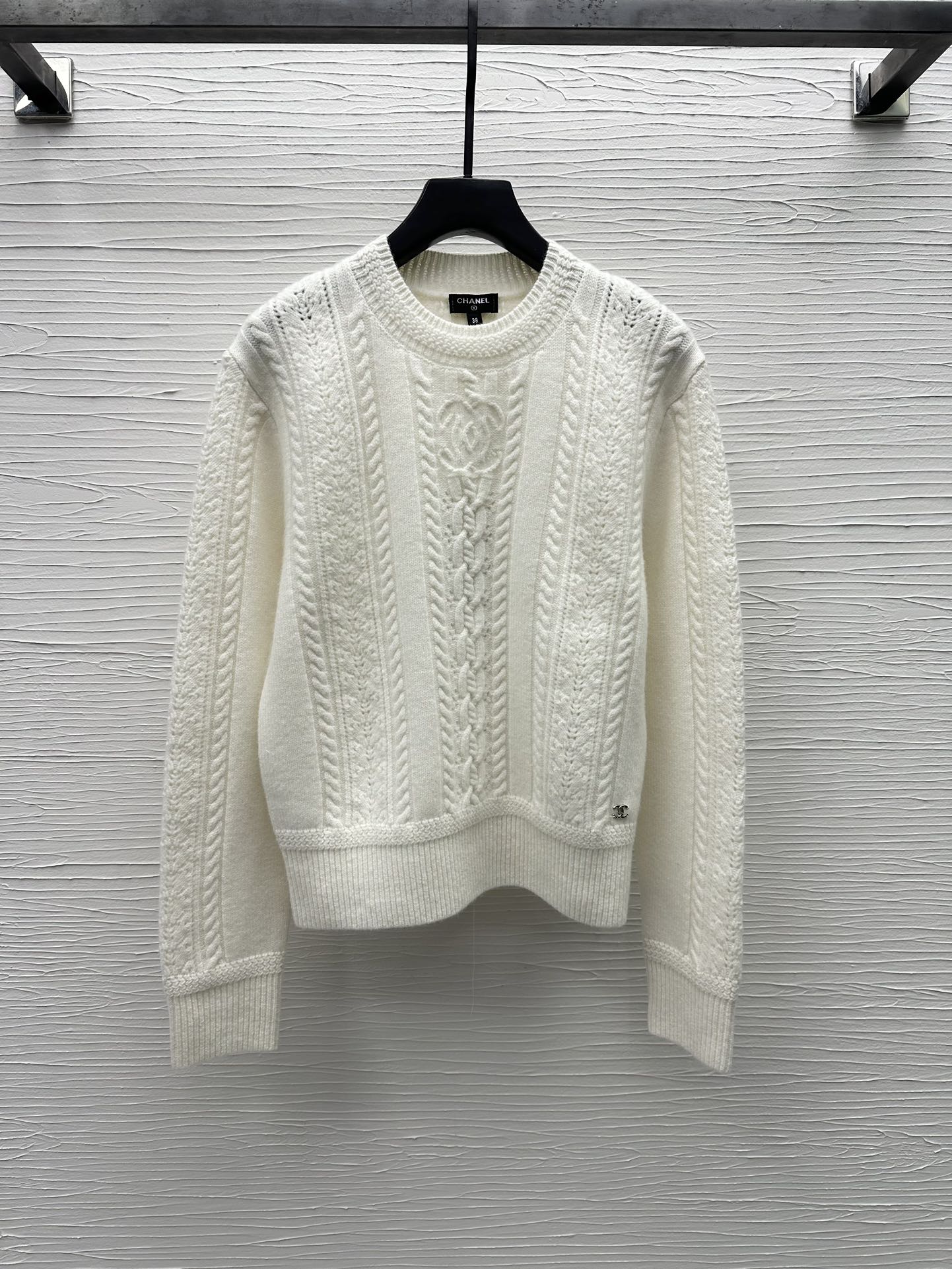 Bagsaaa Ch**el Cashmere jumper white