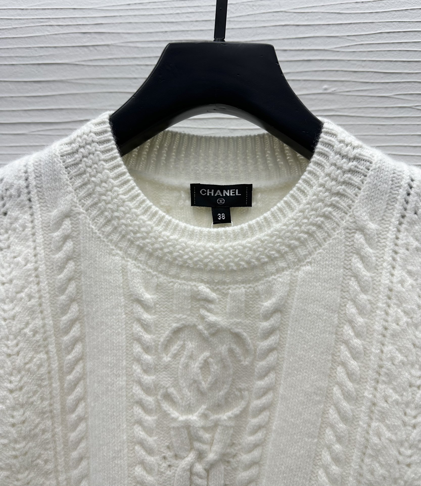 Bagsaaa Ch**el Cashmere jumper white