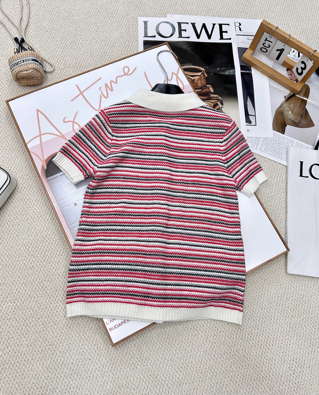 Bagsaaa Gvc*1 Fine wool polo top multicolor