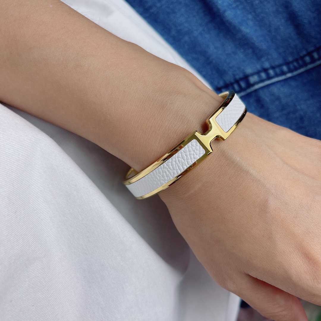 Bagsaaa H**me5 Olympe bracelet white
