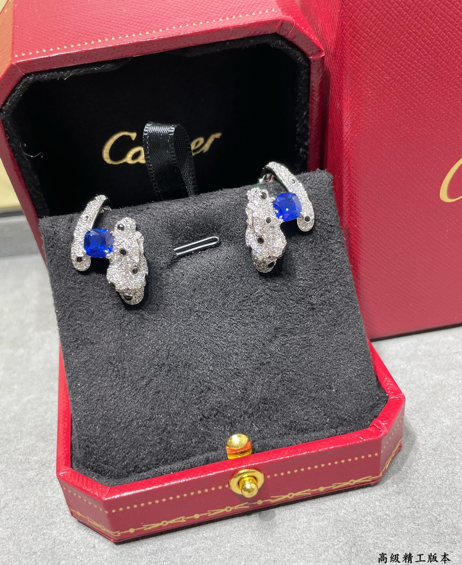 Bagsaaa Panthère de Ca*t1er earrings