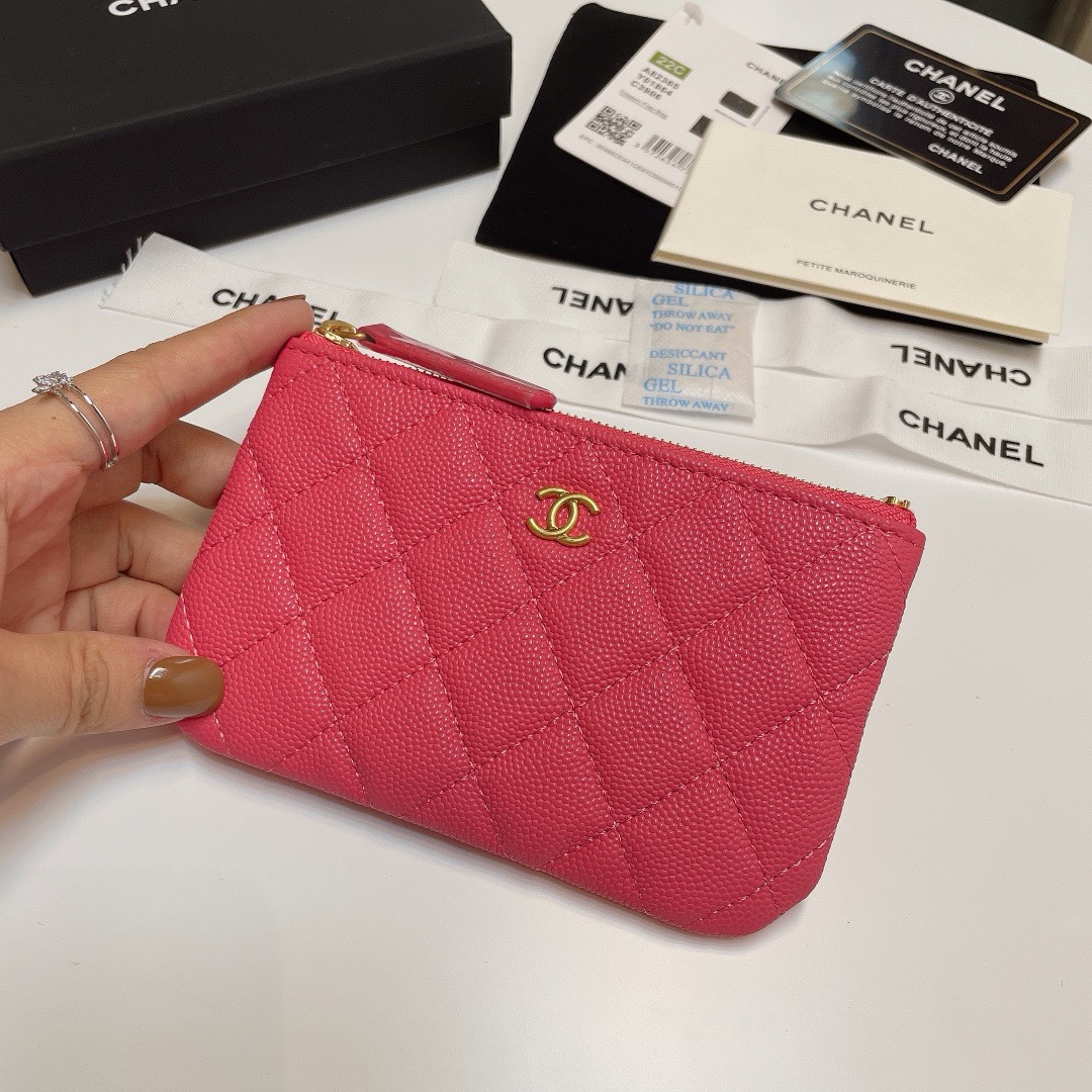 Bagsaaa Ch**el Pink Wallet - 15cm