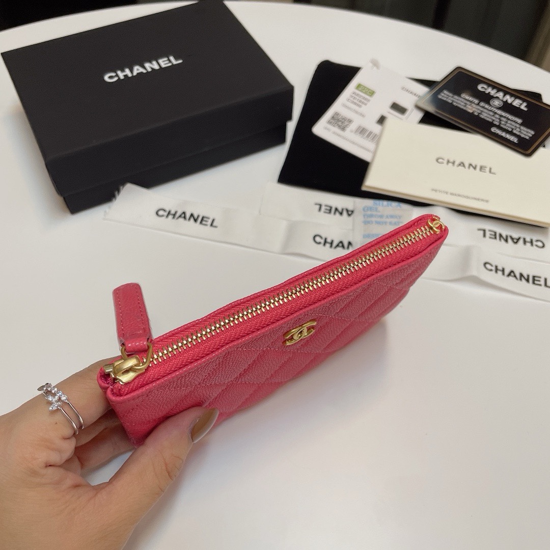 Bagsaaa Ch**el Pink Wallet - 15cm