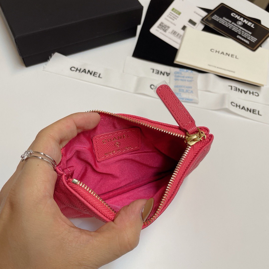 Bagsaaa Ch**el Pink Wallet - 15cm