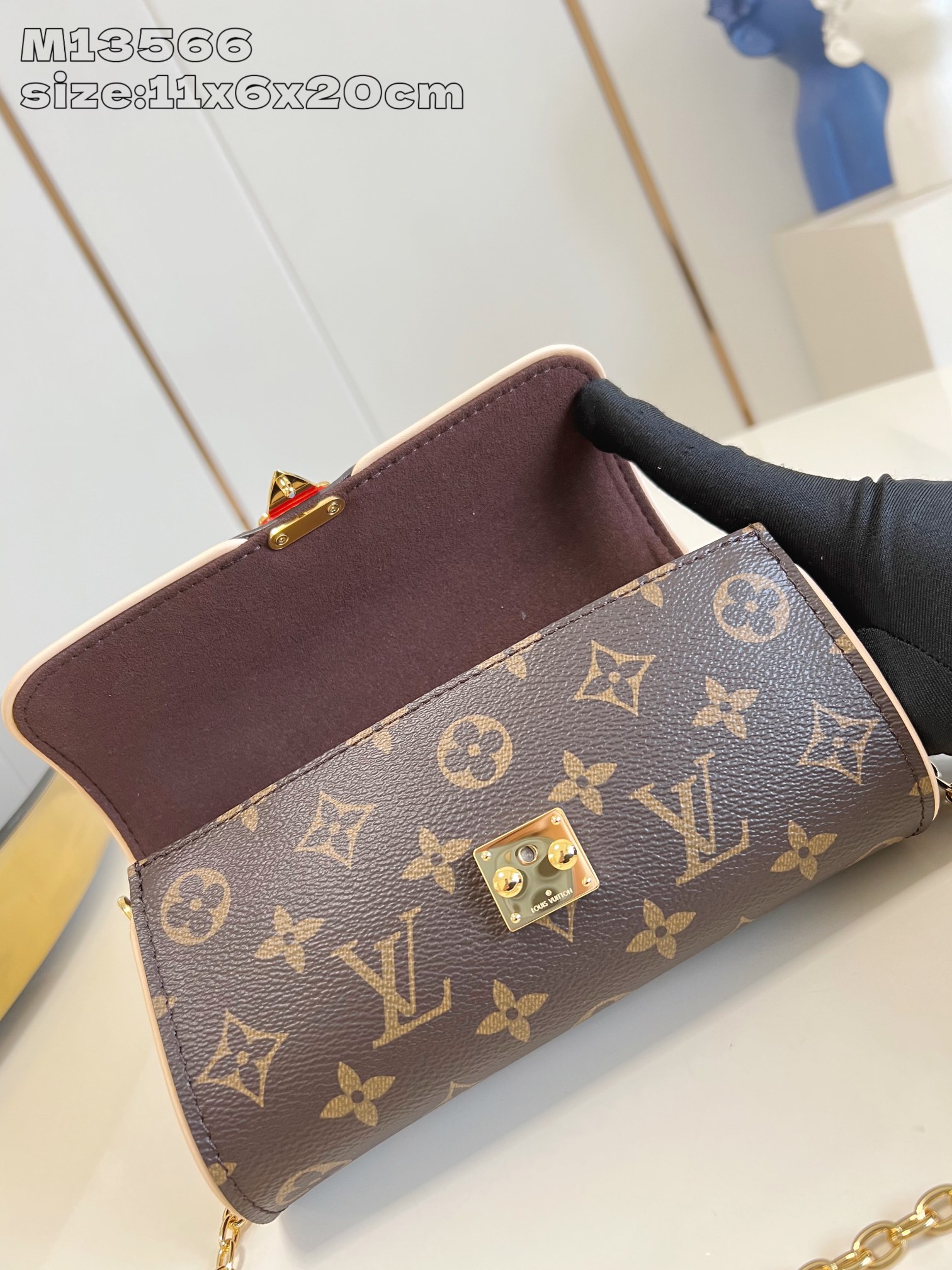 Bagsaaa L0vis Vvtt0n M13566 Pochette Camille Coated canvas - 20.5cm