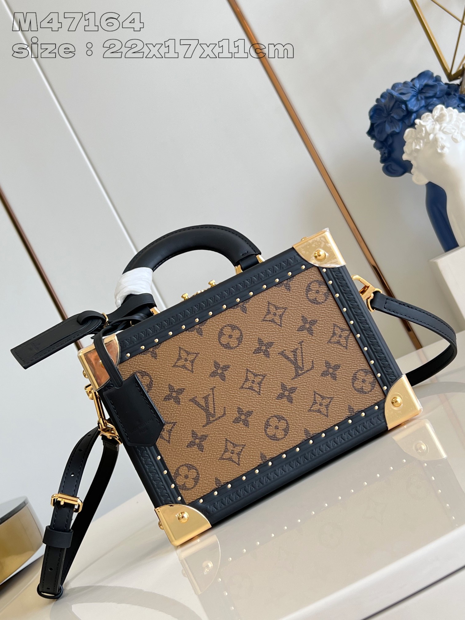 Bagsaaa LV M47164 Petite Valise Monogram Reverse - 22.5cm