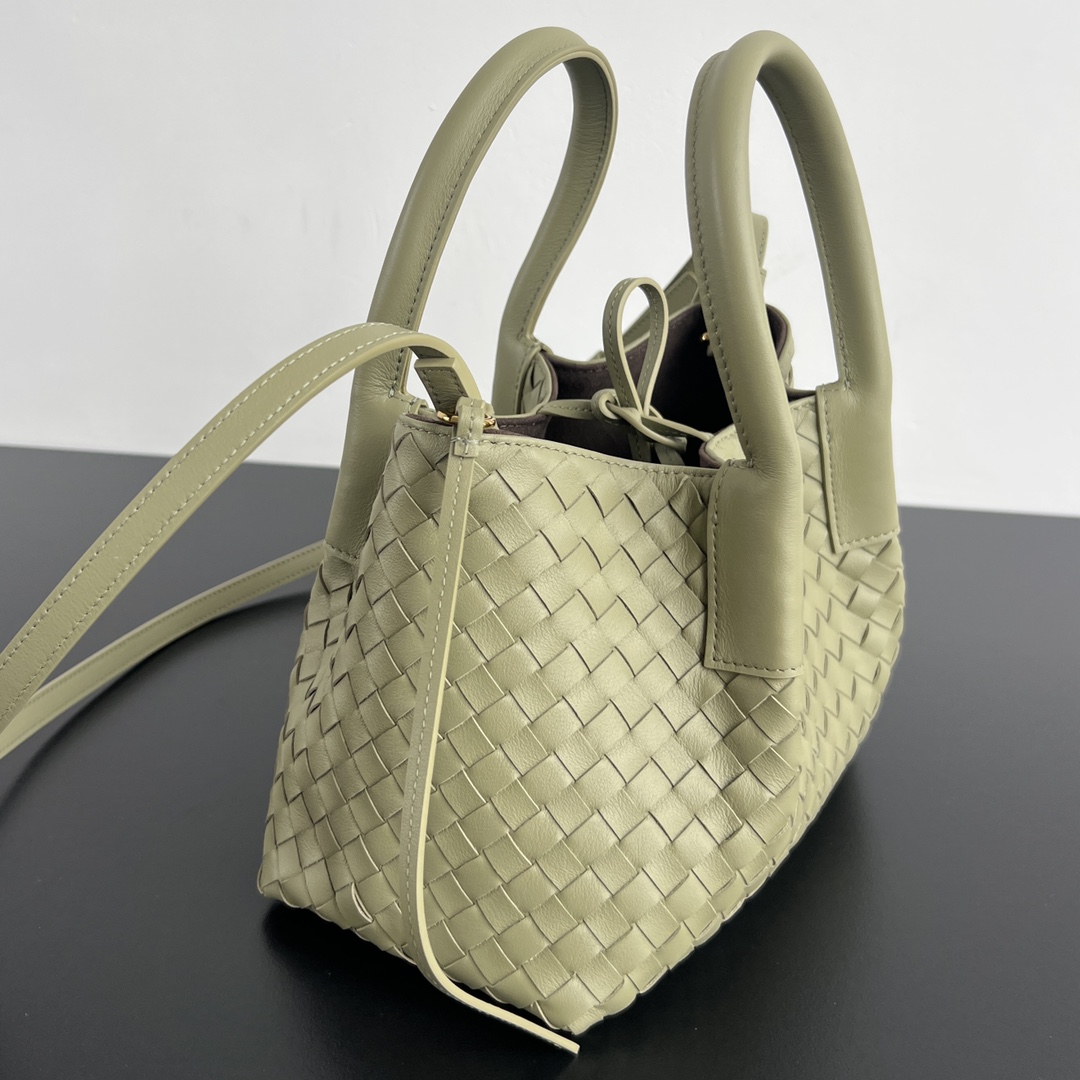 Bagsaaa B0tt*ga Ven*ta Small Pinacoteca Tote 819004 Travertine/fondant - 24cm