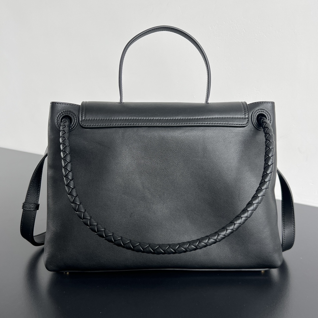 Bagsaaa B0tt*ga Ven*ta Ciao Ciao top handle bag 817231 black - 34cm