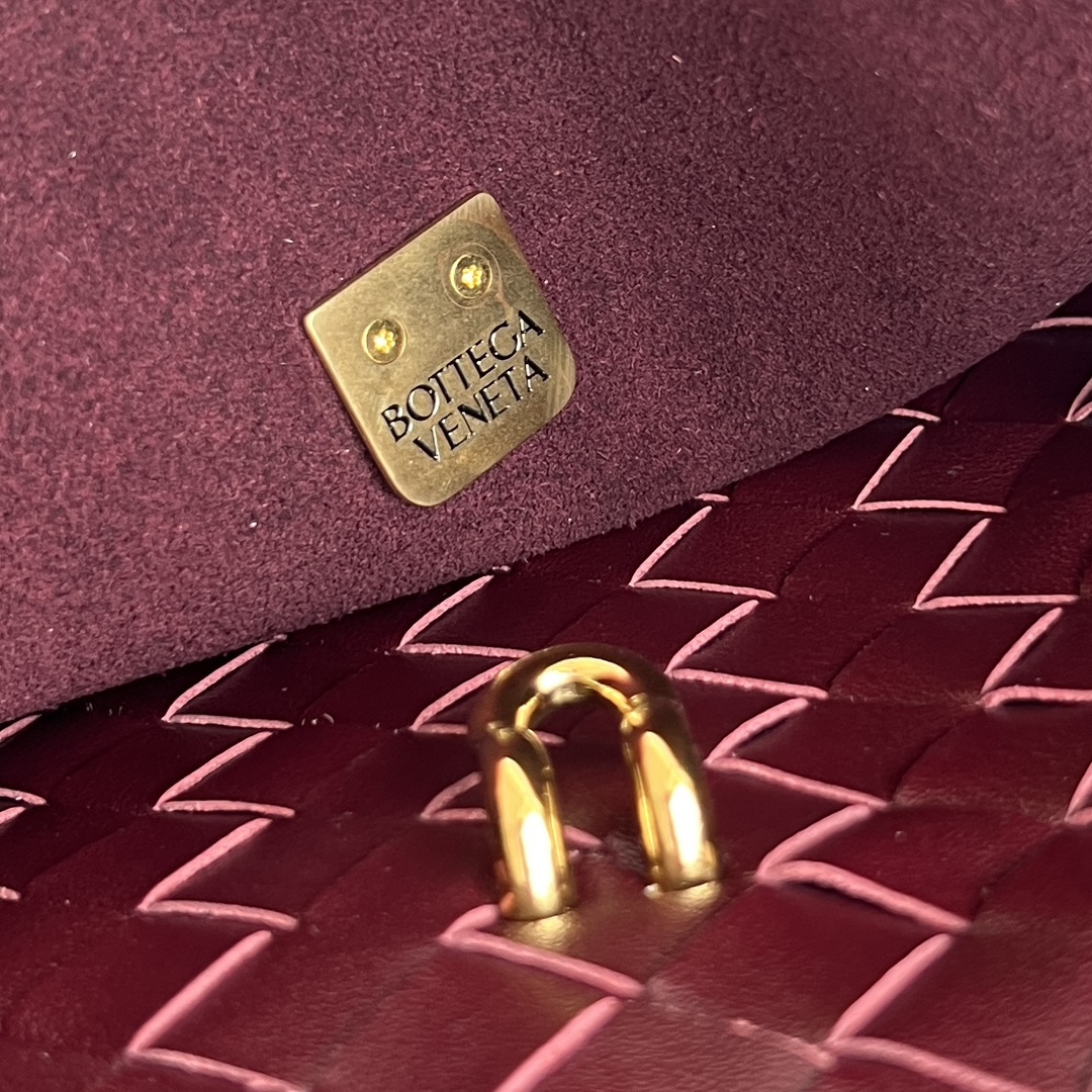 Bagsaaa B0tt*ga Ven*ta Ciao Ciao top handle bag 817231 dark red - 34cm