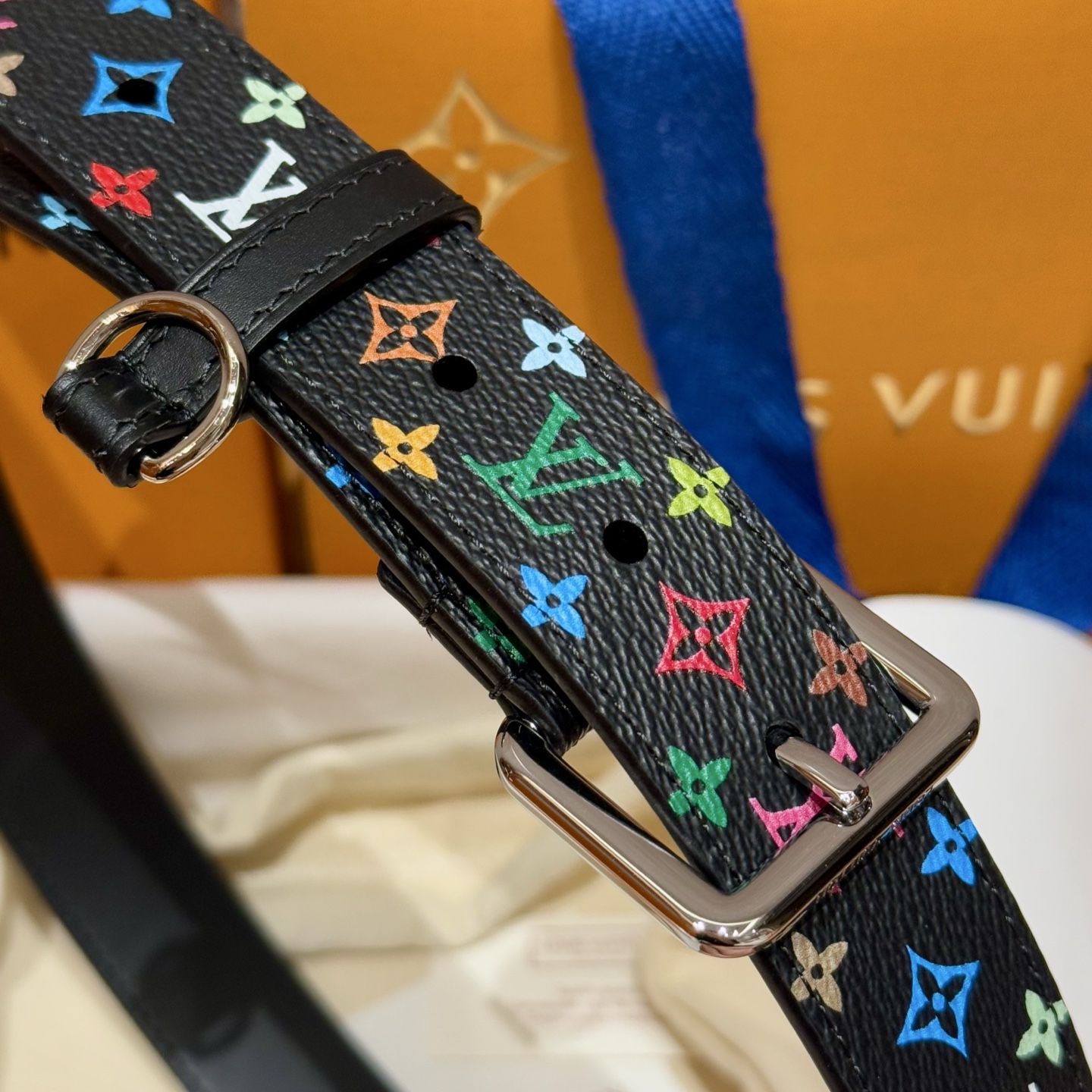 Bagsaaa LV x TM LV D-Ring 30MM Belt Black