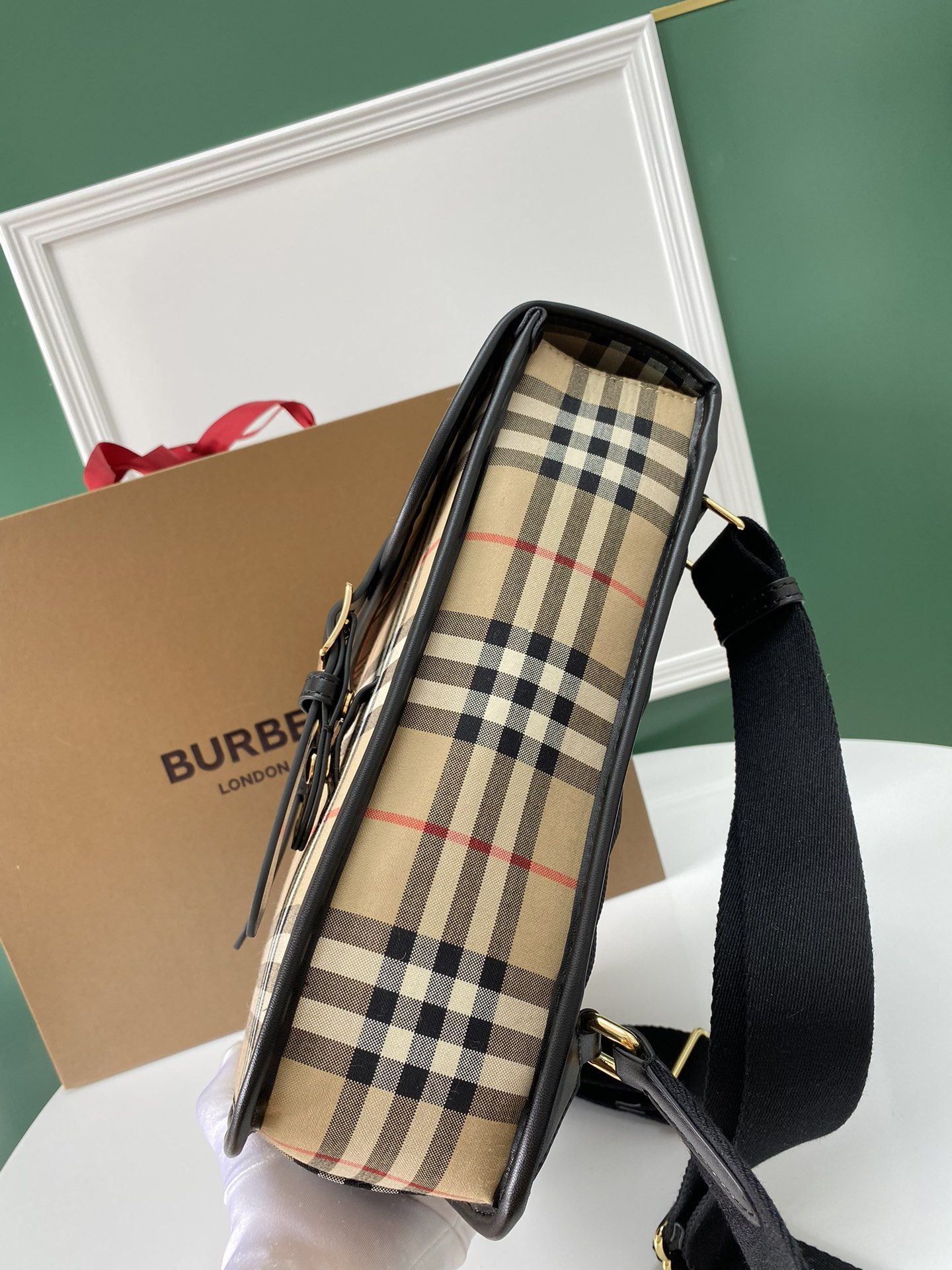 Bagsaaa Bv*b*rry Valeria Vintage Check Backpack - 28cm