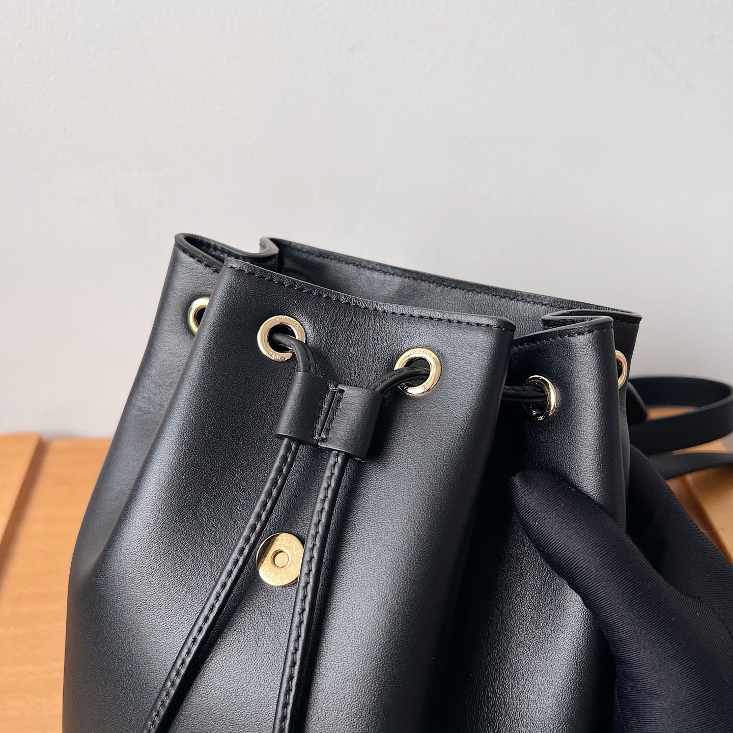 Bagsaaa Ce1i*e Backpack Bonnie In Smooth Calfskin 118703 black - 25cm