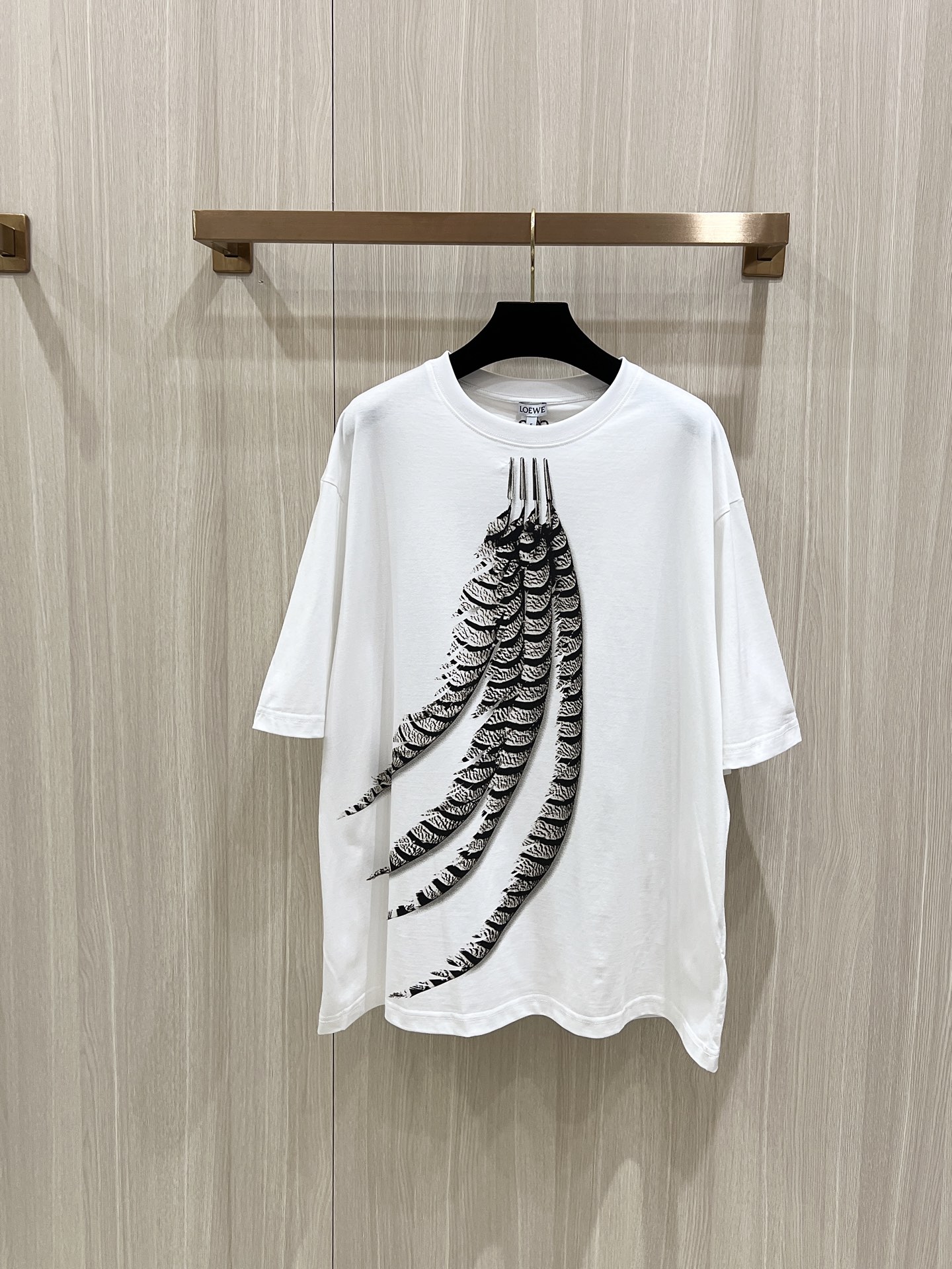 Bagsaaa L0ew* Loose fit T-shirt in cotton white