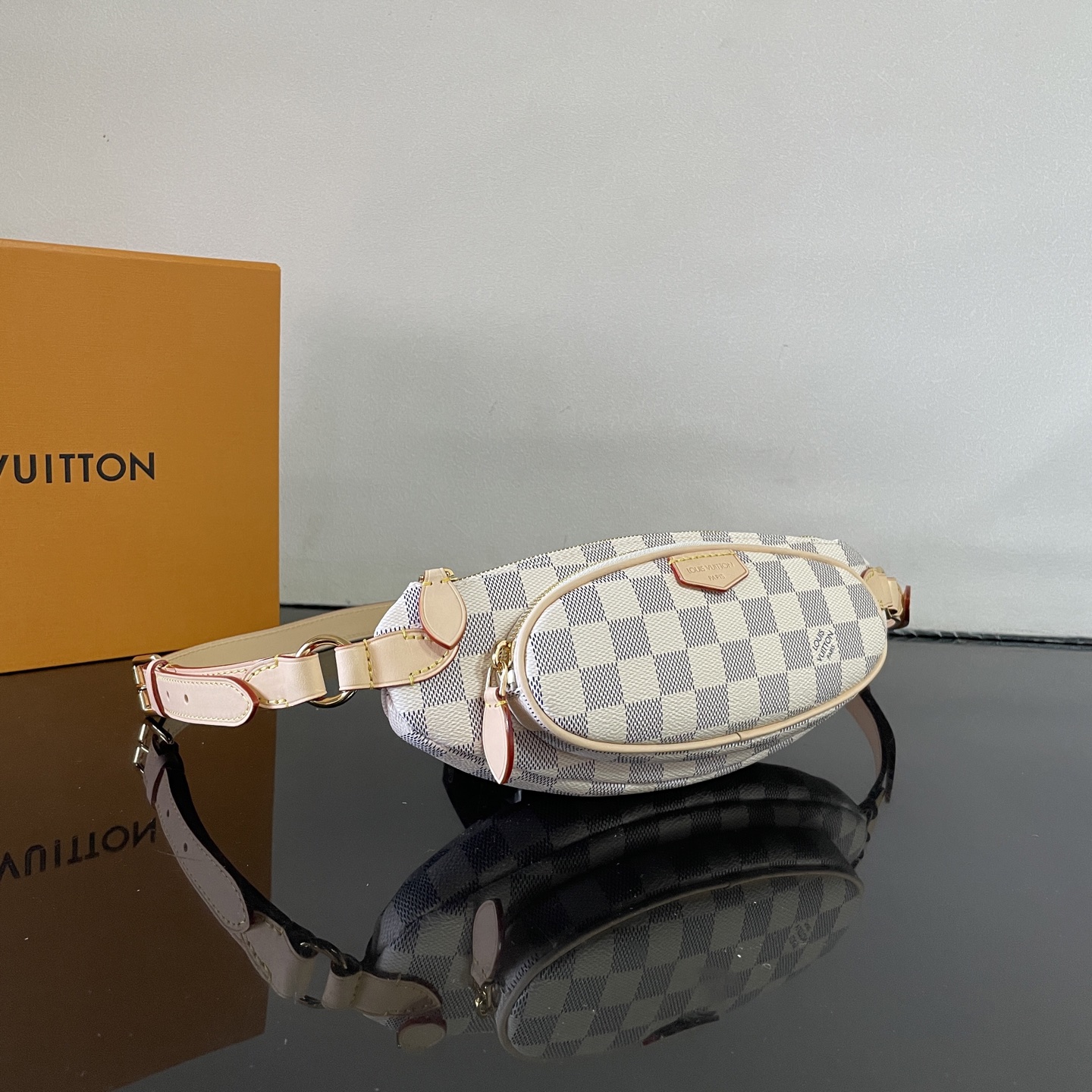 Bagsaaa L0vis Vvtt0n N00230 Keepit Bag Damier Azur - 29cm