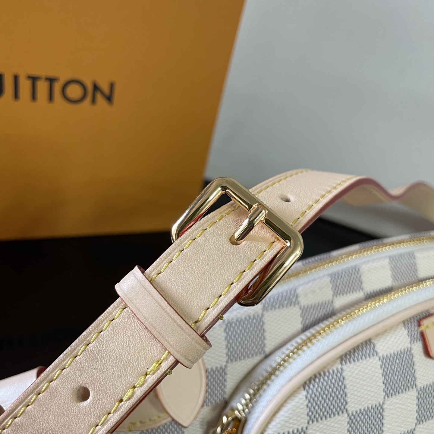 Bagsaaa L0vis Vvtt0n N00230 Keepit Bag Damier Azur - 29cm