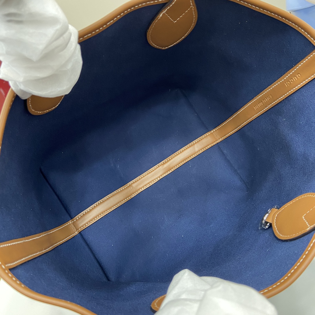 Bagsaaa Gvc*1 Totissima small tote bag 820496 Blue GG denim - 22cm