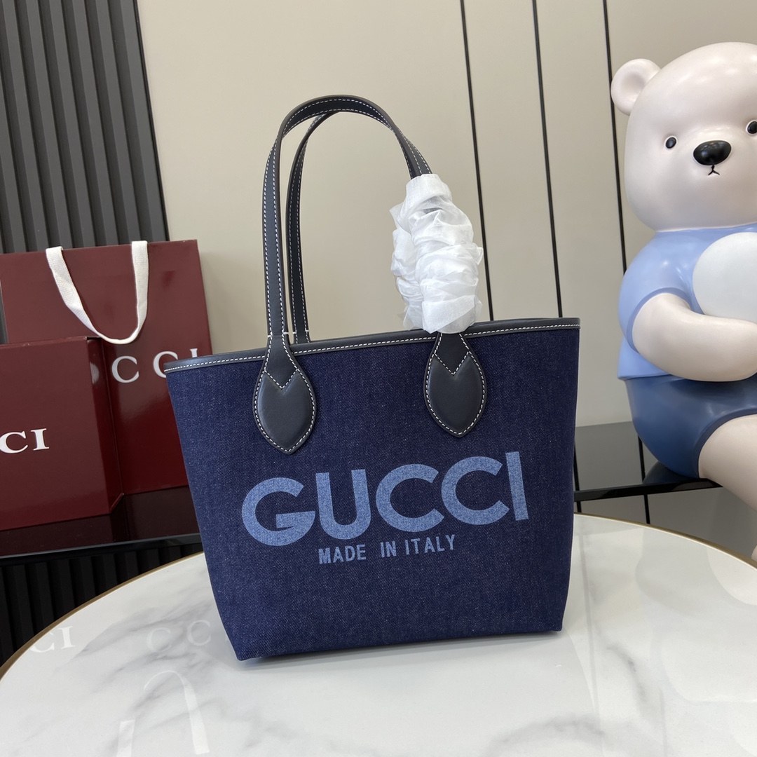 Bagsaaa Gvc*1 Totissima small tote bag 820496 Dark blue - 22cm