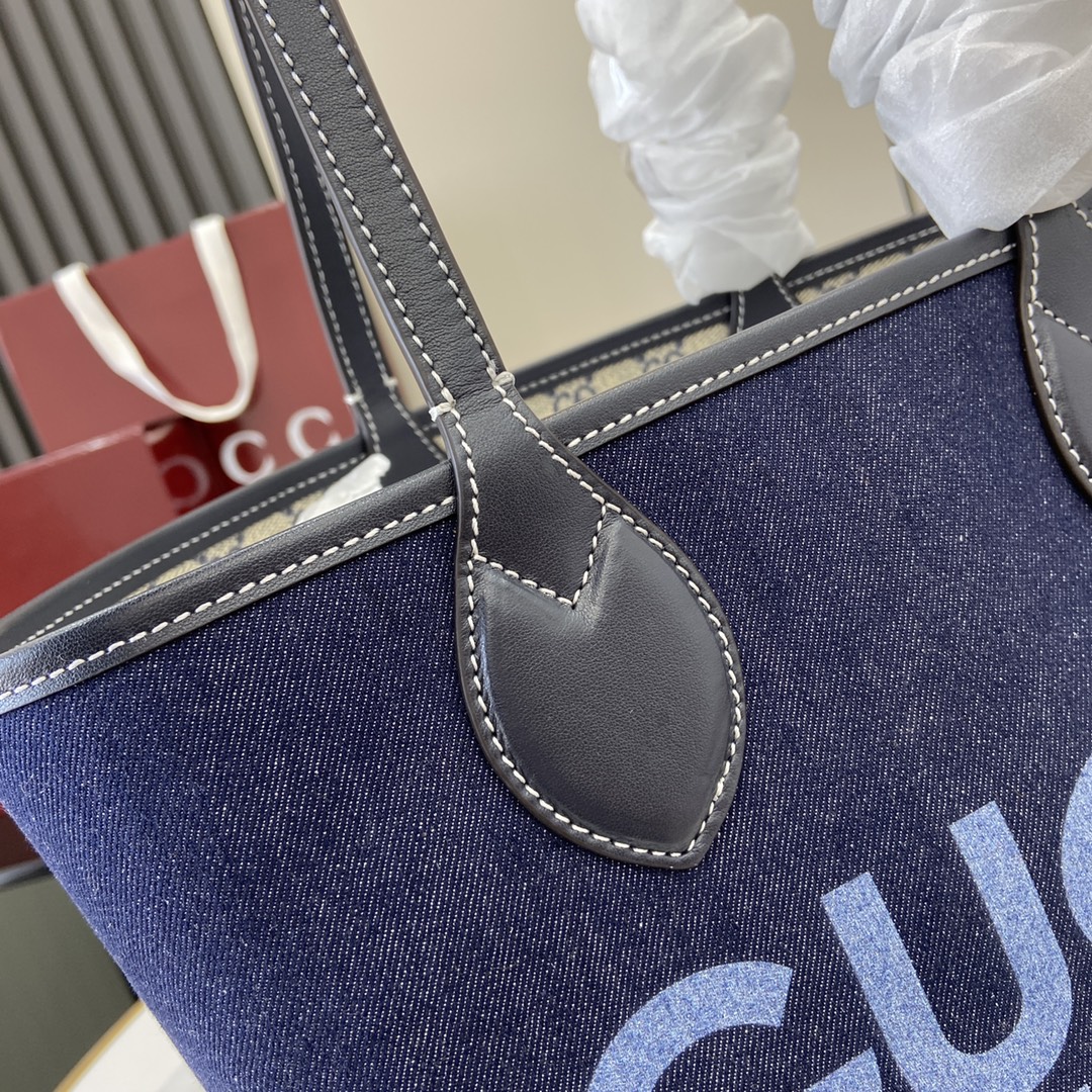 Bagsaaa Gvc*1 Totissima small tote bag 820496 Dark blue - 22cm