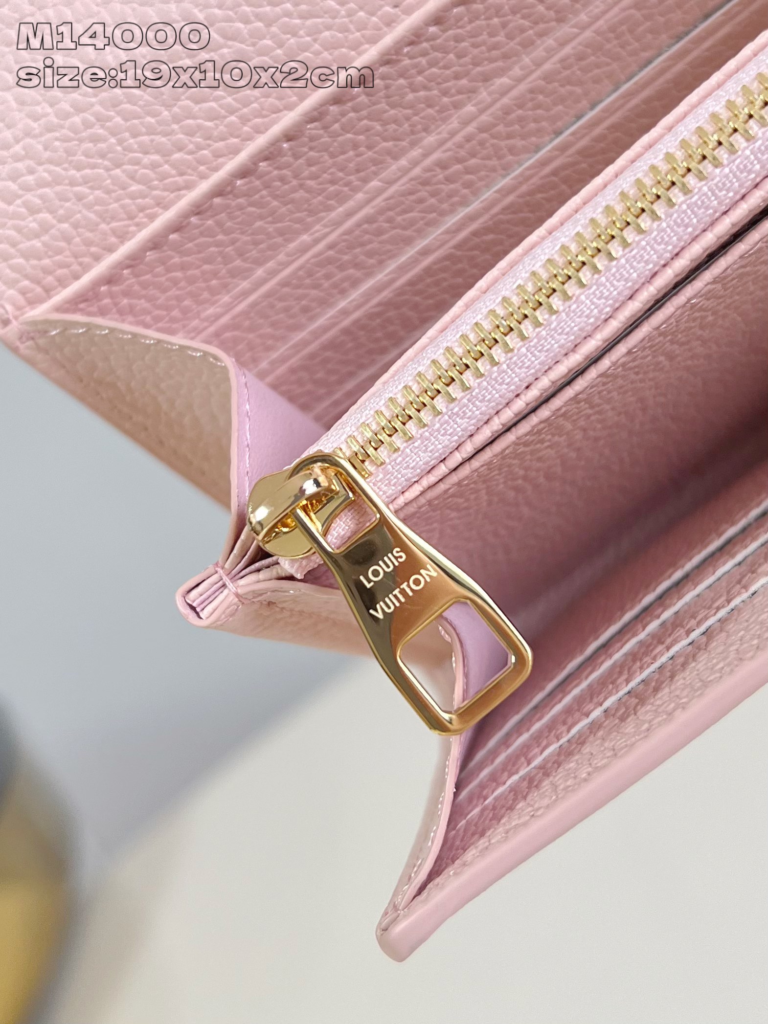 Bagsaaa LV M83443 Sarah Wallet Opale Pink - 19 x 10.5 x 2 cm