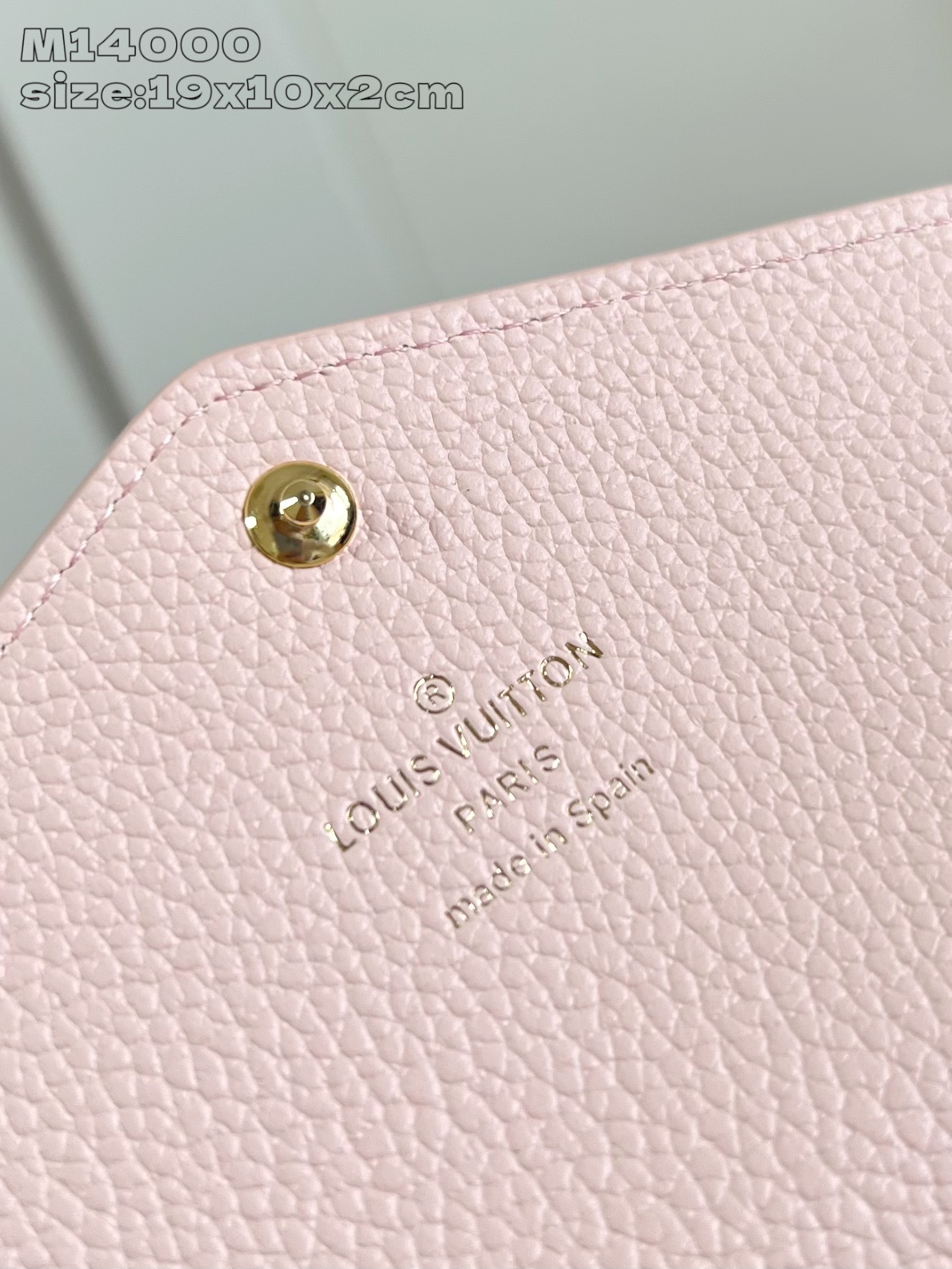 Bagsaaa LV M83443 Sarah Wallet Opale Pink - 19 x 10.5 x 2 cm