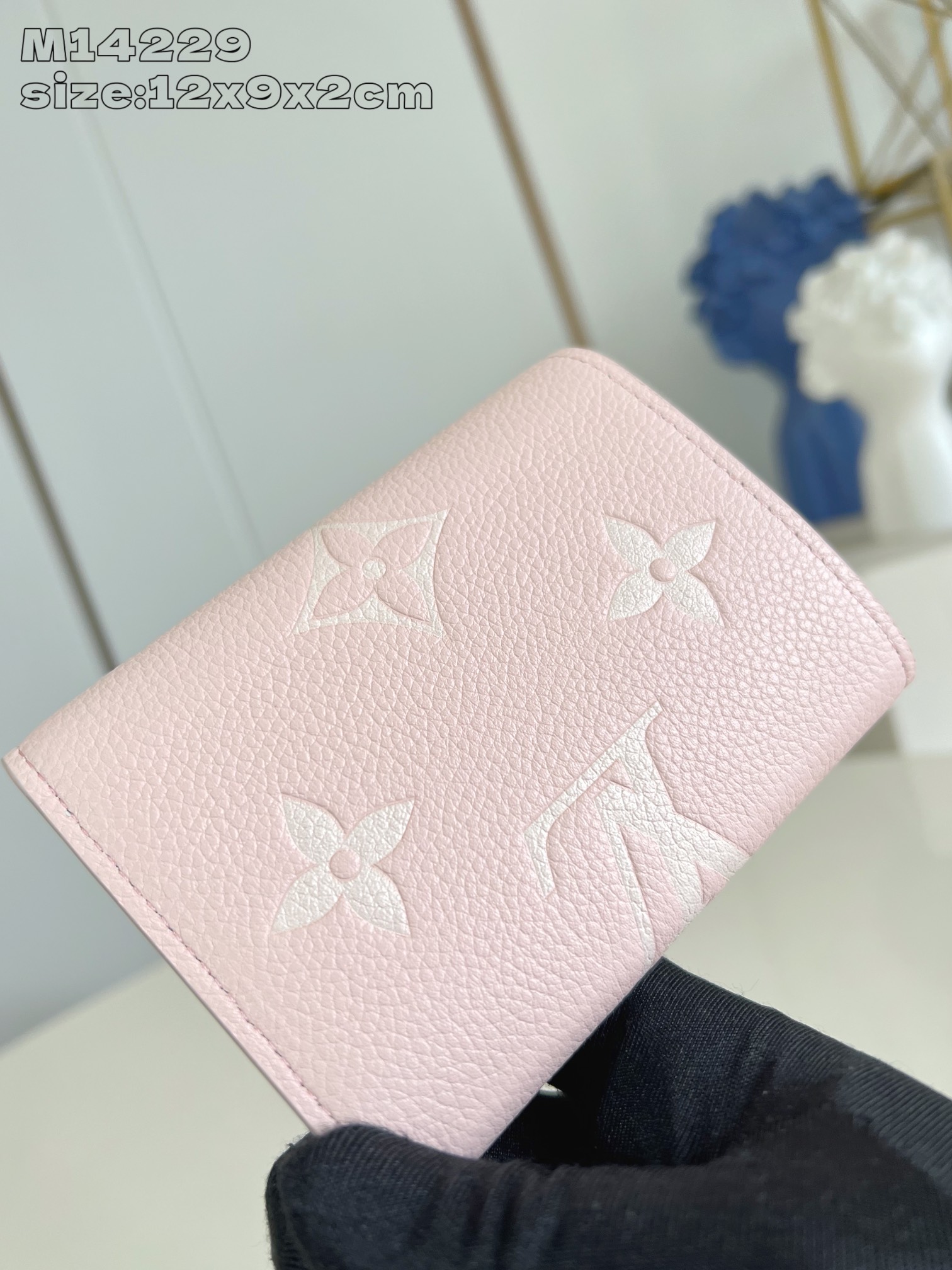 Bagsaaa LV M14229 Victorine Wallet Pink - 12cm