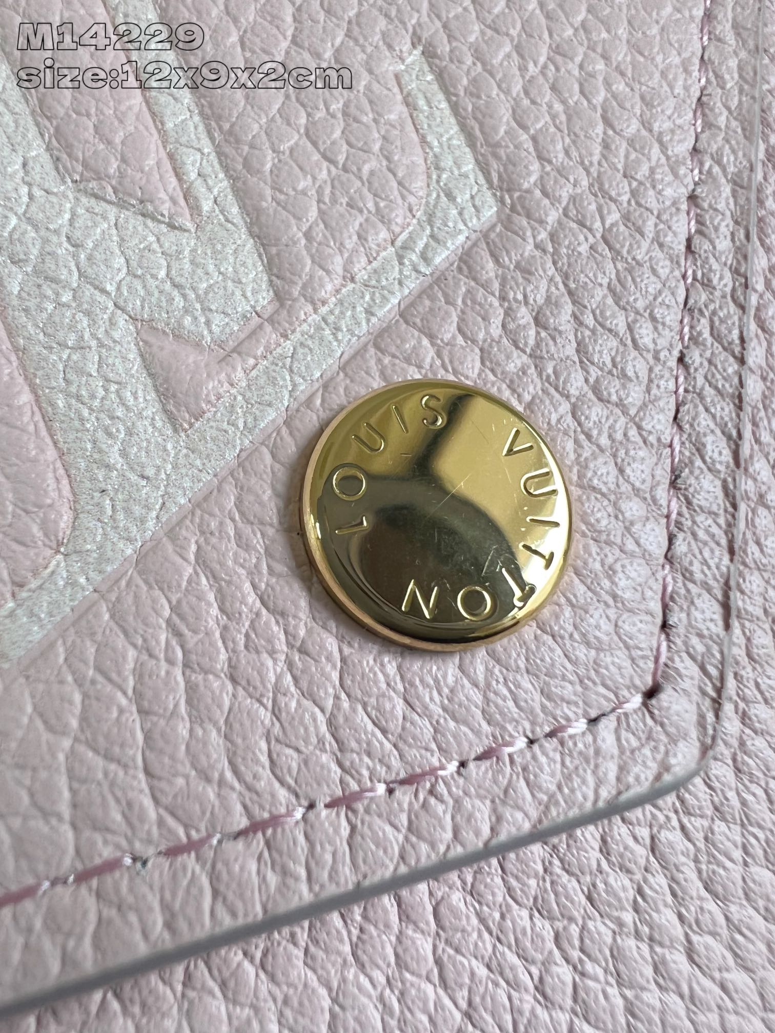 Bagsaaa LV M14229 Victorine Wallet Pink - 12cm